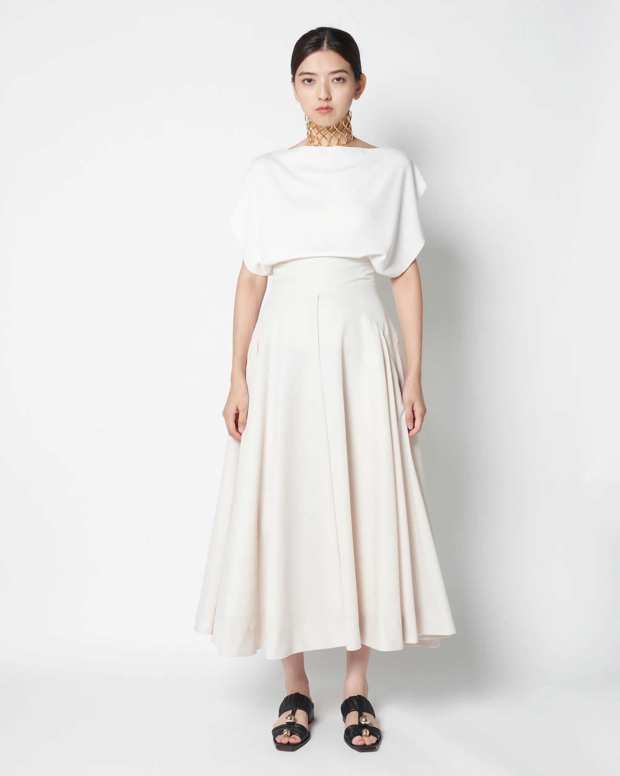 KELSEY - HIGH WAISTED FLARE SKIRT