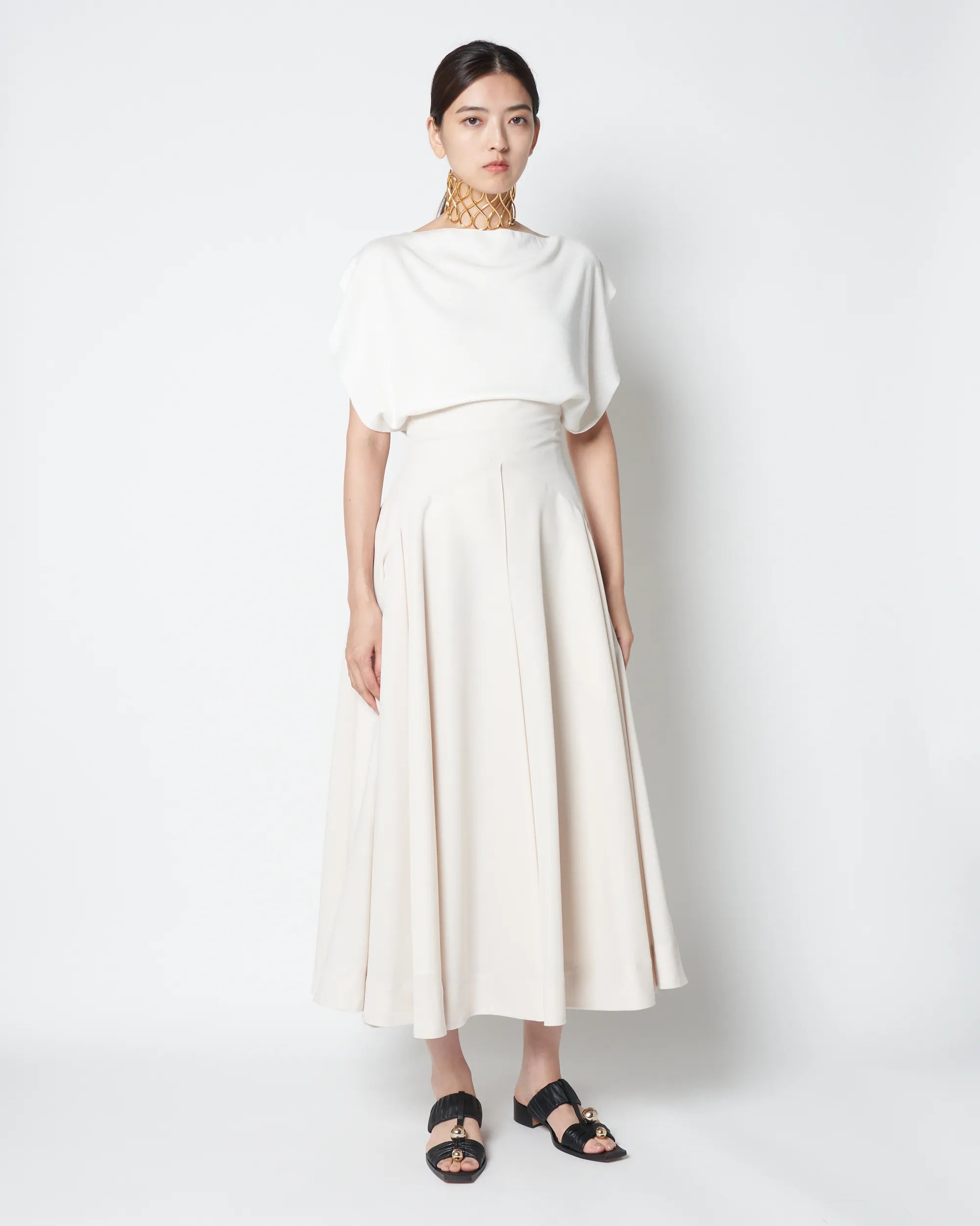 KELSEY - HIGH WAISTED FLARE SKIRT