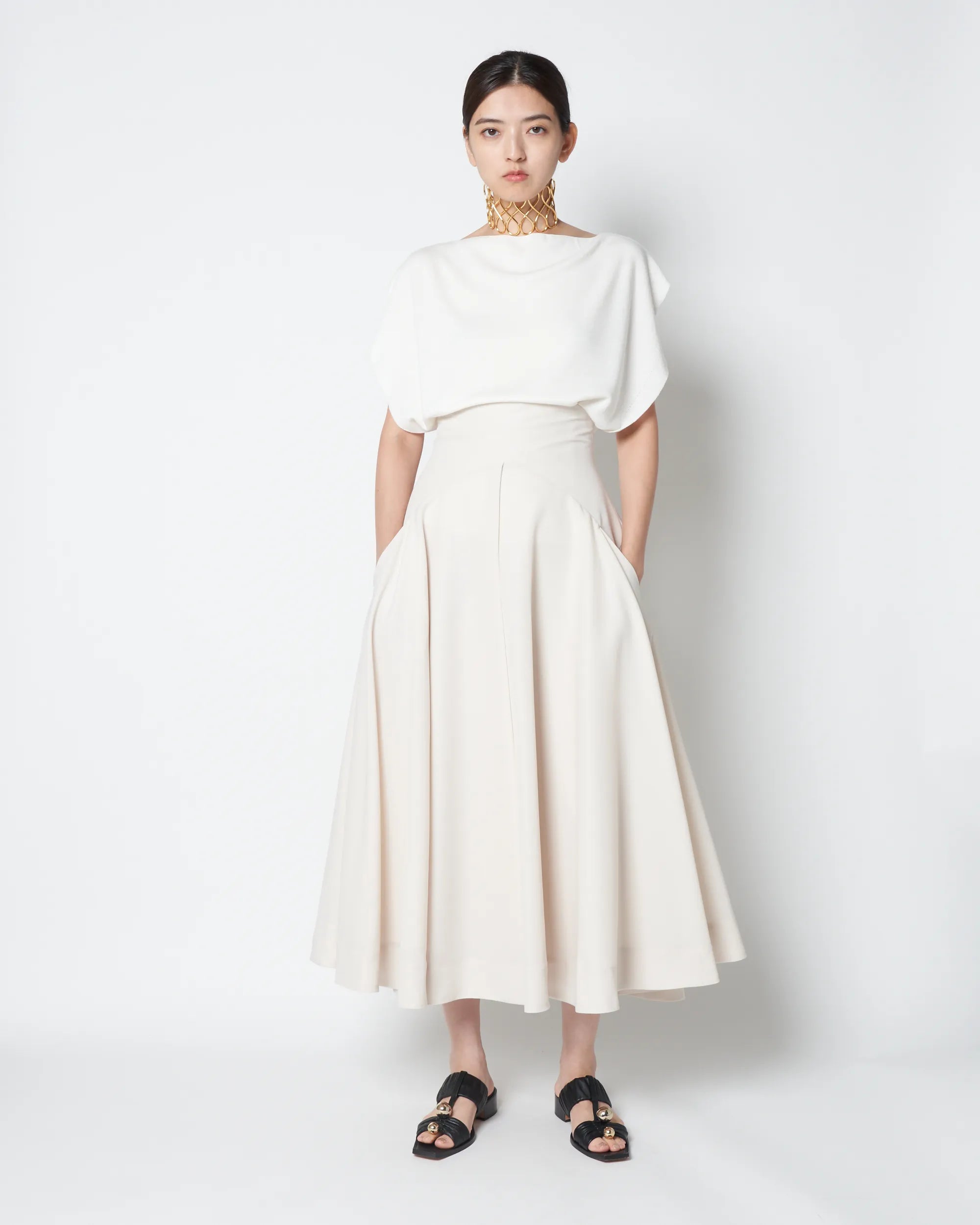 KELSEY - HIGH WAISTED FLARE SKIRT