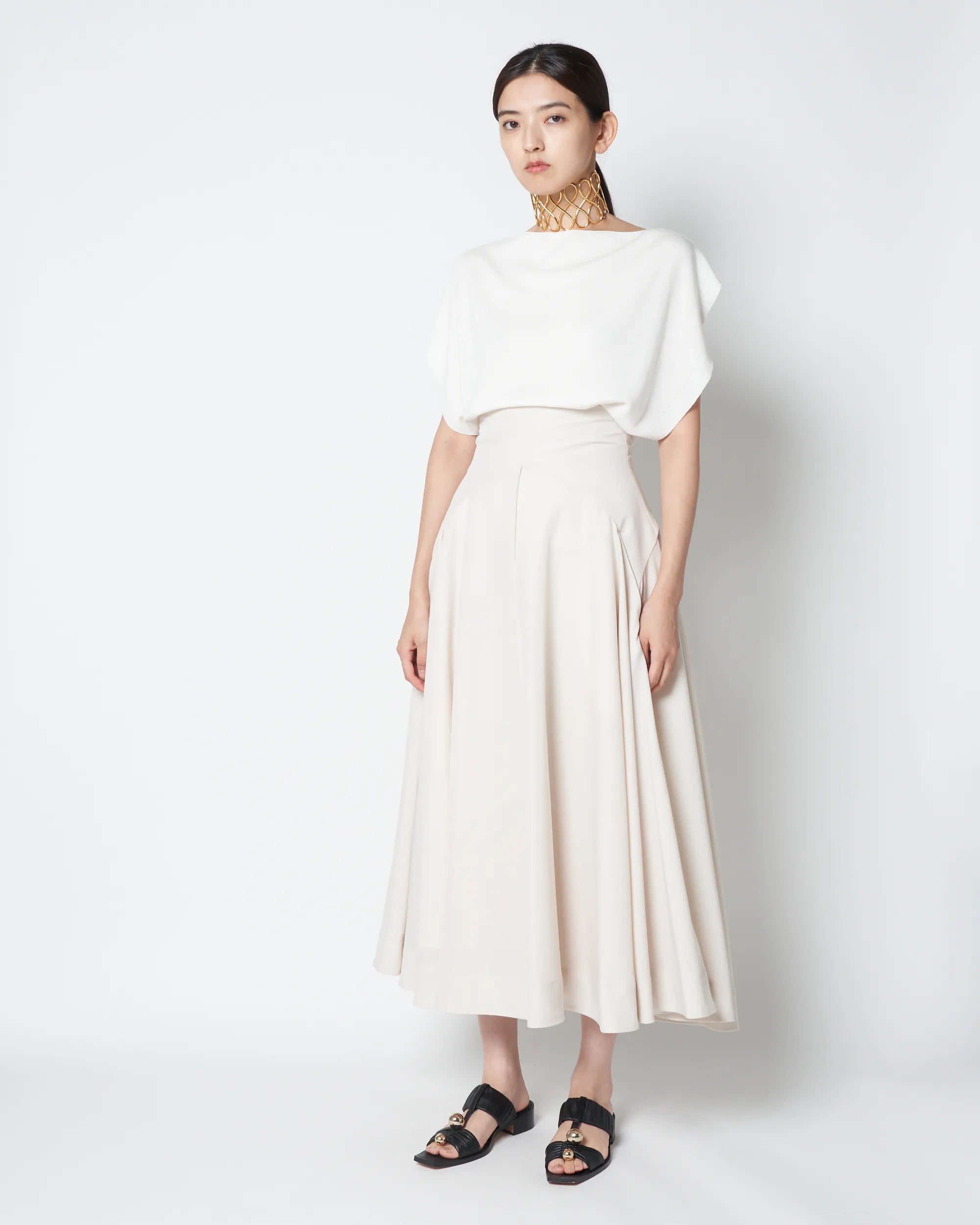 KELSEY - HIGH WAISTED FLARE SKIRT