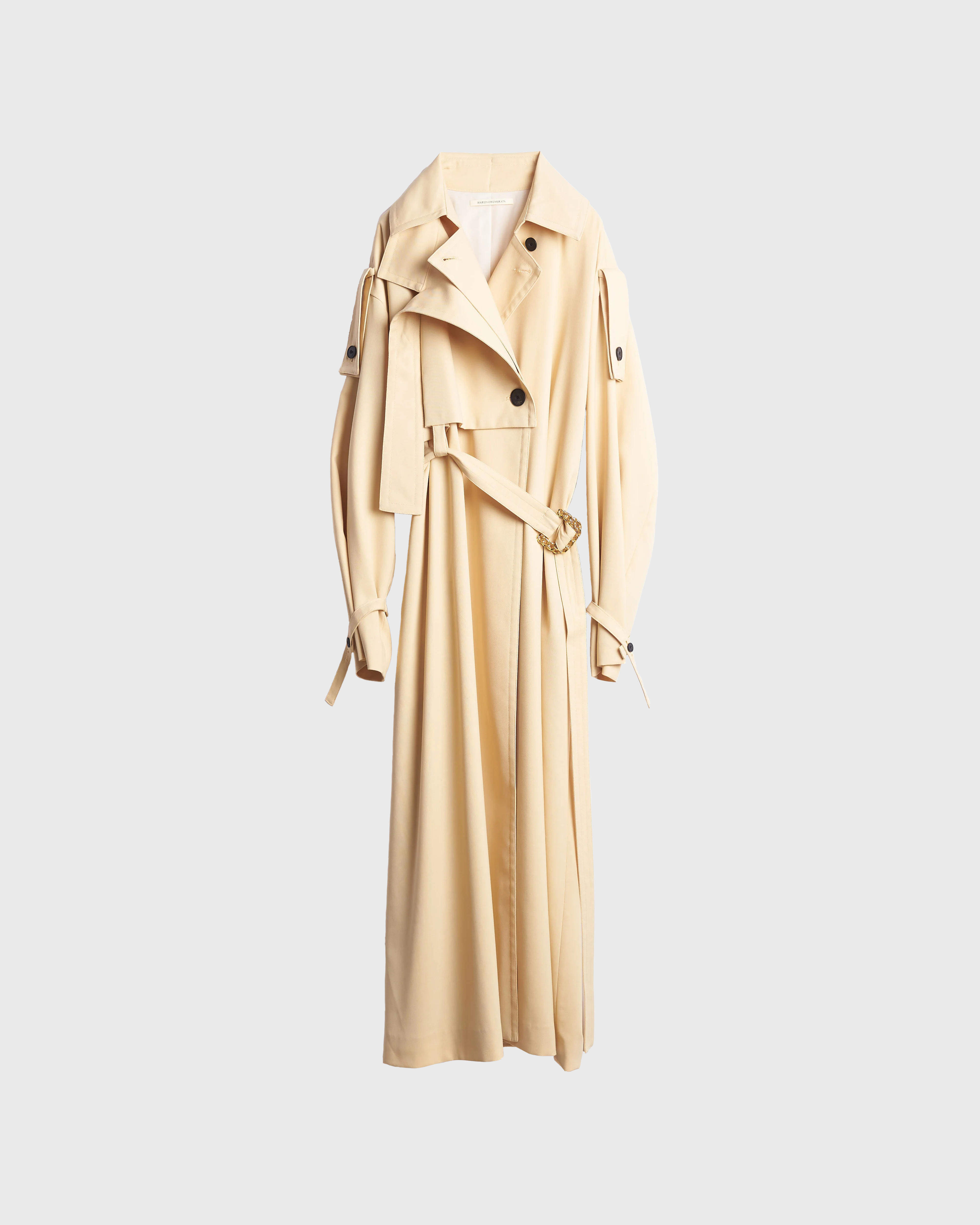 KIMBERLY - OVERSIZED FRAP FRONT TRENCH – HARUNOBUMURATA KIMBERLY - OVERSIZED FRAP FRONT TRENCH – HARUNOBUMURATA