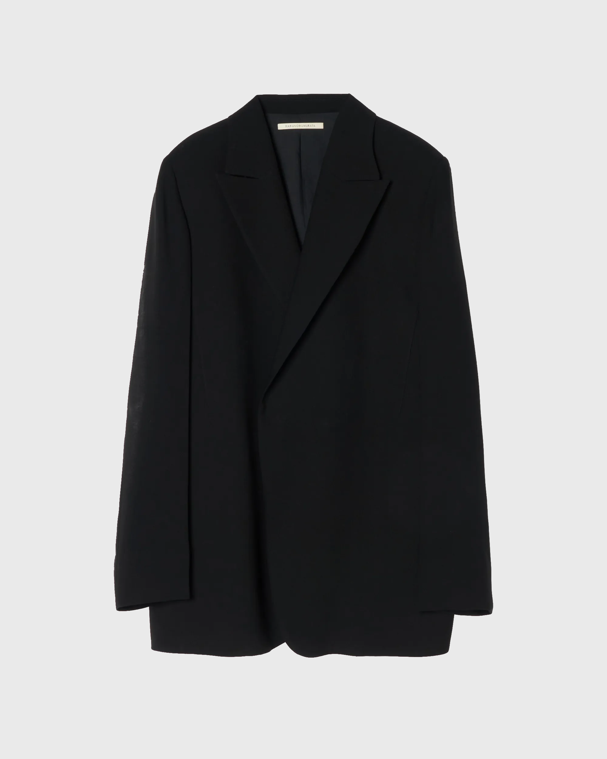 KRISTIN - SILK TAILORED JACKET - BLACK