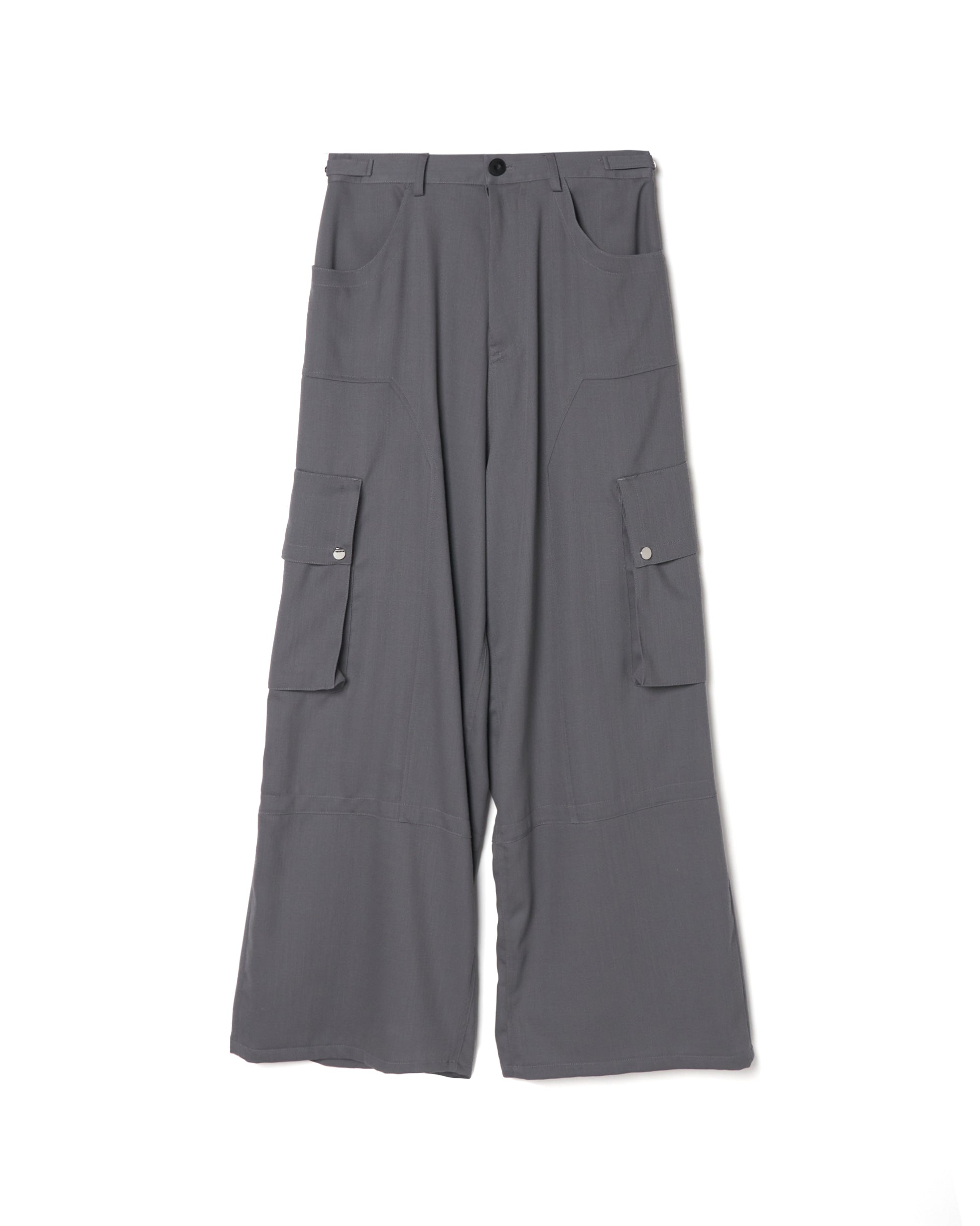 LOBBY - WOOL WIDE CARGO PANTS