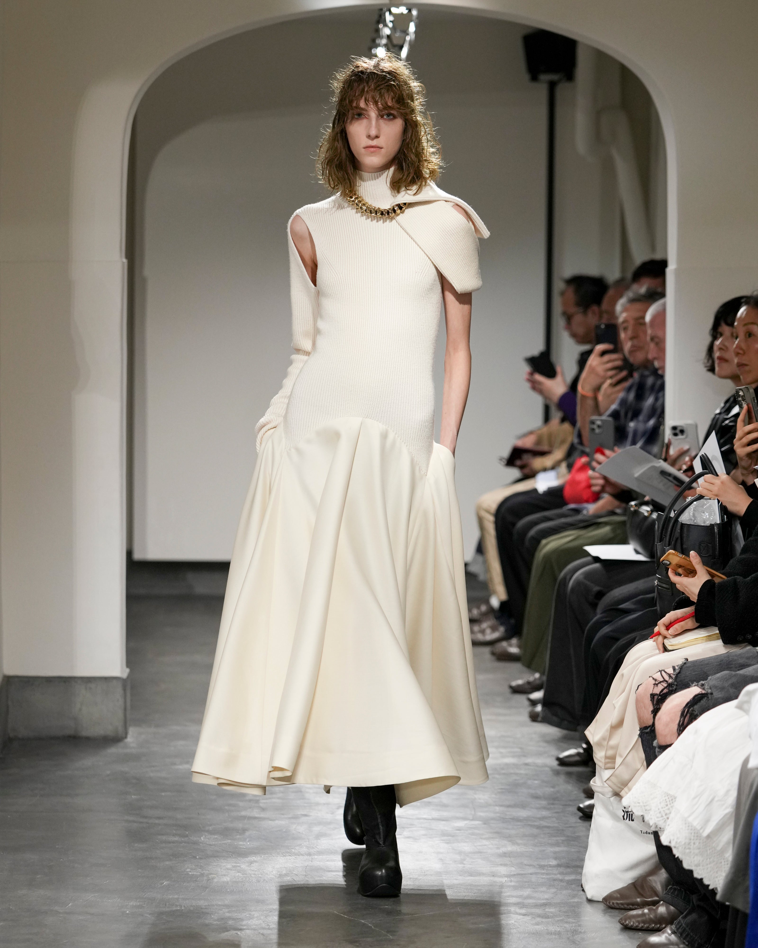 MARTINA - KNIT COMBINED DRESS