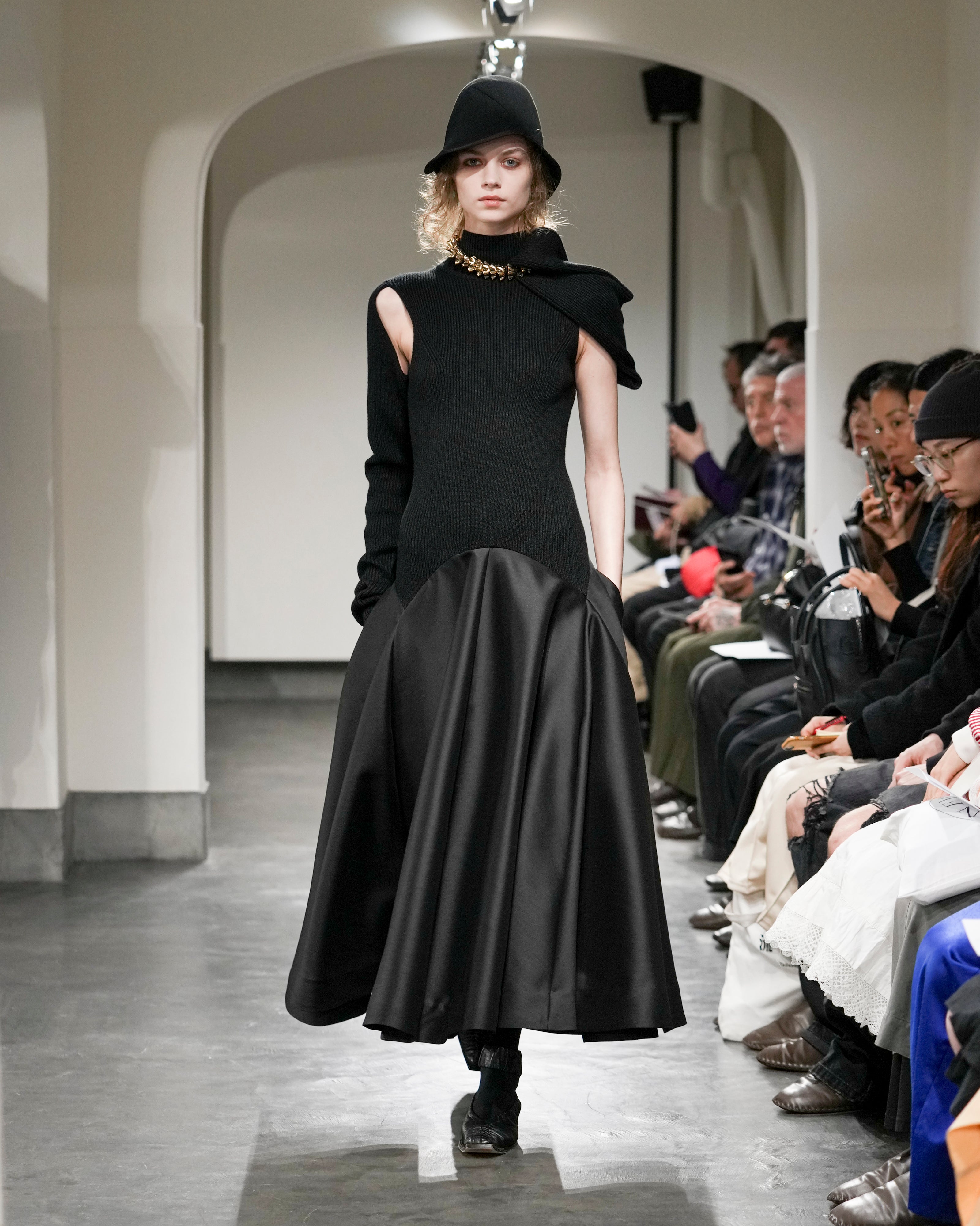 MARTINA - KNIT COMBINED DRESS