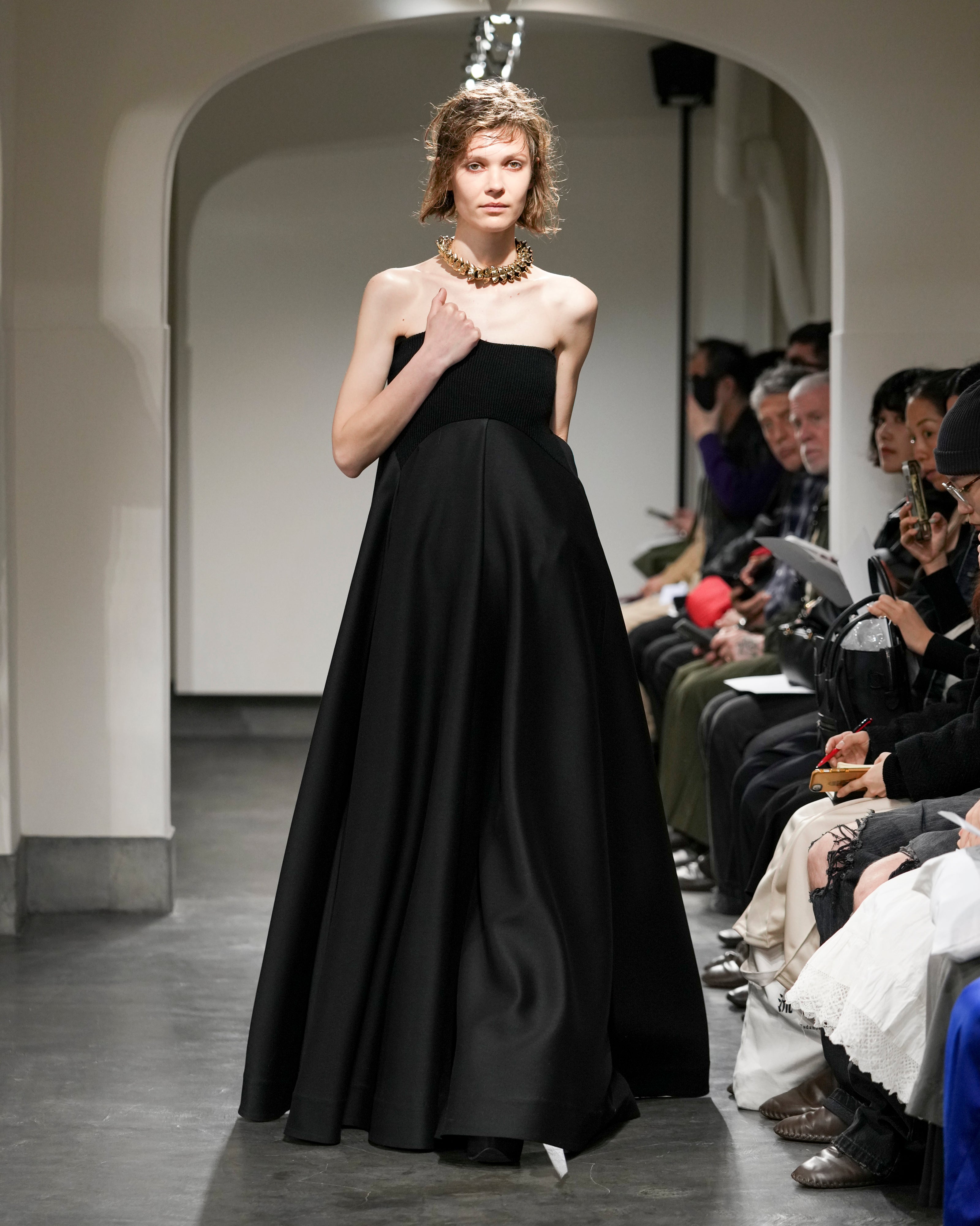 MAUREEN - SILK WOOL TUBE DRESS