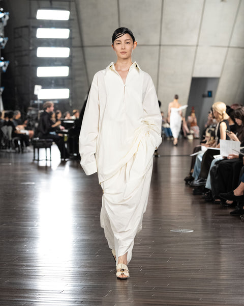 LOWELL - COTTON OVERSIZE PULLOVER SHIRT