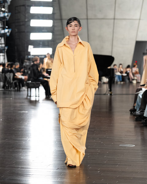 LOWELL - COTTON OVERSIZE PULLOVER SHIRT