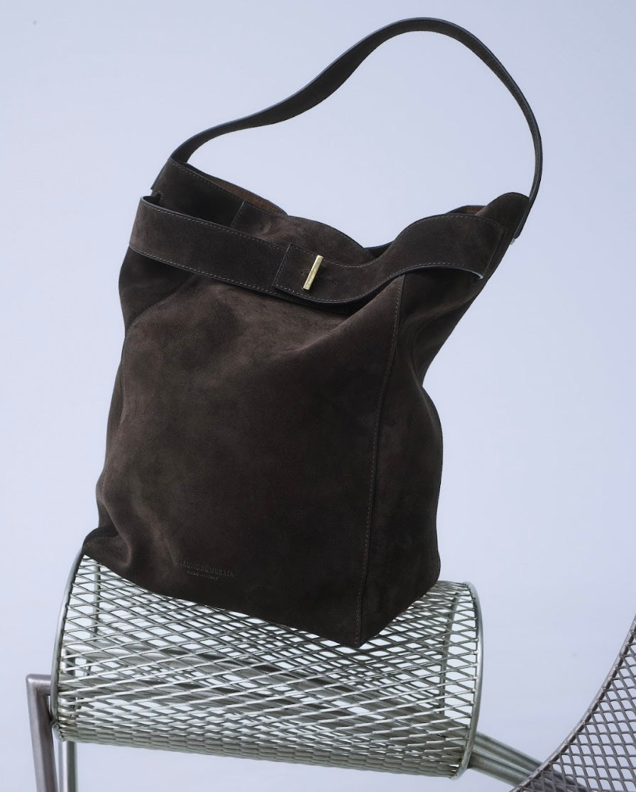 PORTOFINO - SUEDE BELTED TOTE BAG (SOLD OUT)