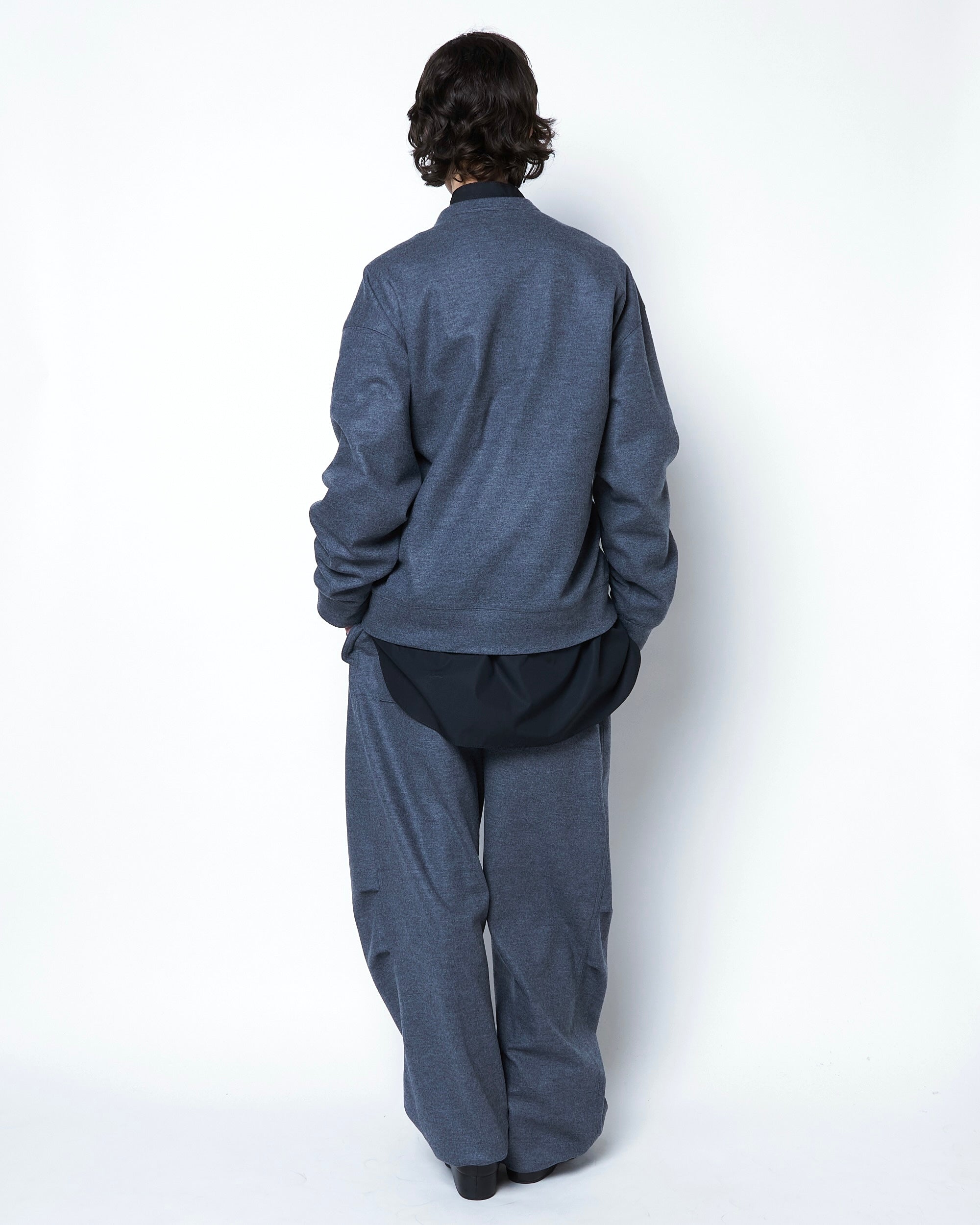 OATH - VIRGIN WOOL GATHERED SWEATER WITH BUCKLE