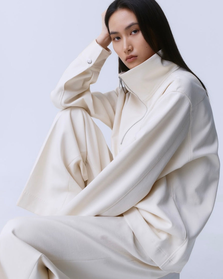 OVID - HALF ZIP COTTON PULLOVER