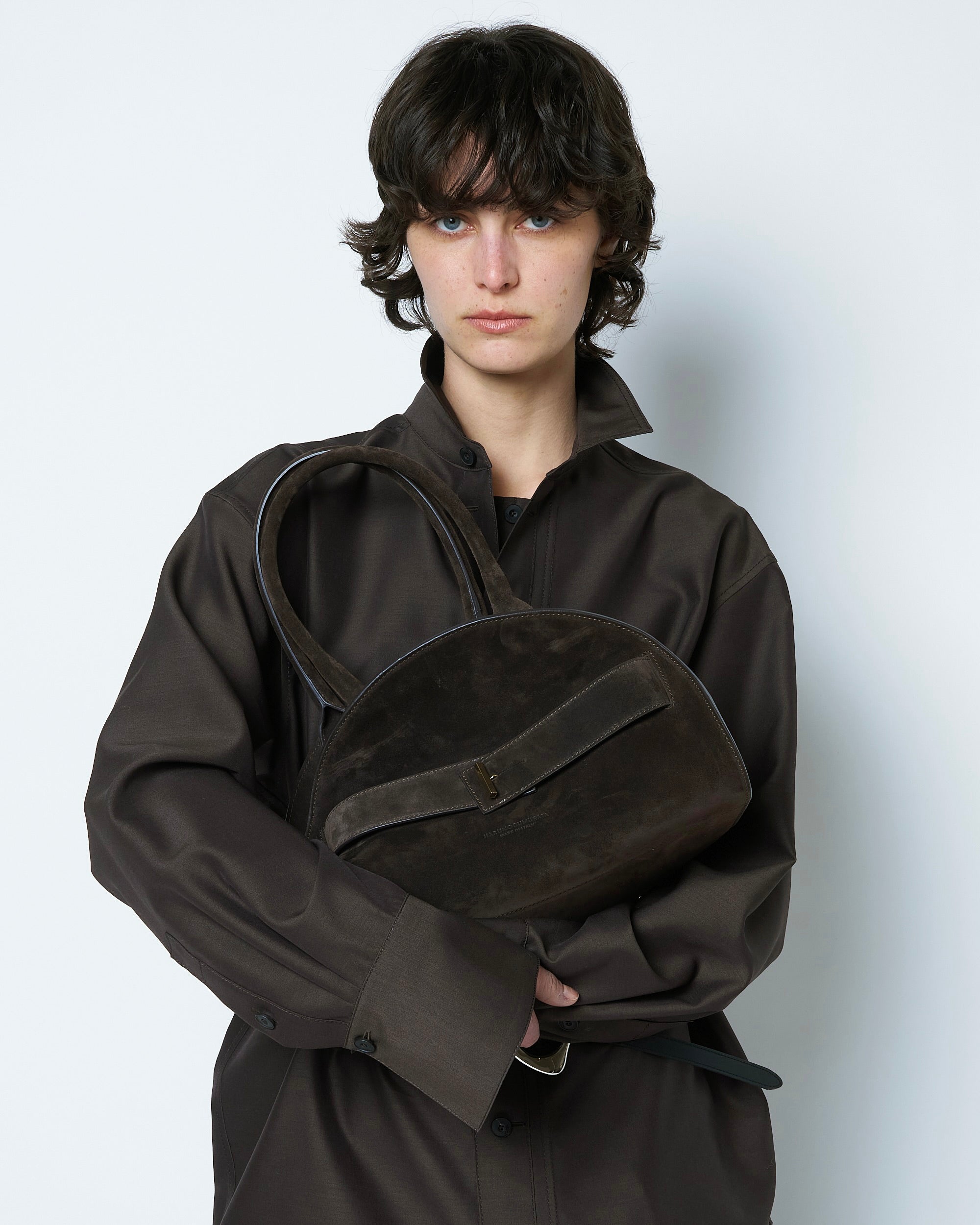 【COMING SOON】PIADINA - SUEDE BELTED SMALL BOSTON