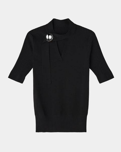 【PRE ORDER】NAMIE - KNIT BUTTON TOP