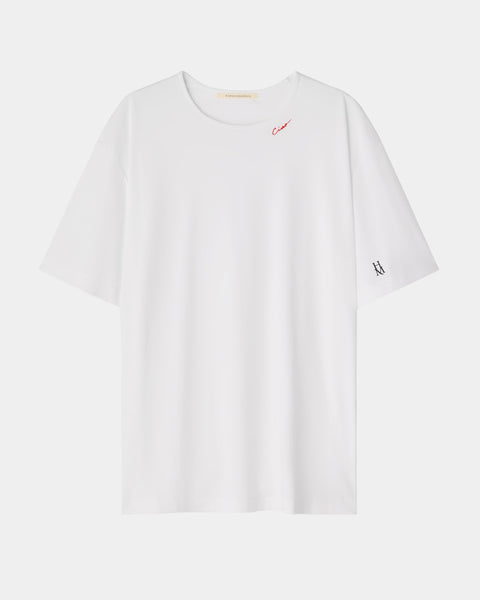【PRE ORDER】CIAO - LOOSE FIT EMBROIDERED T-SHIRT