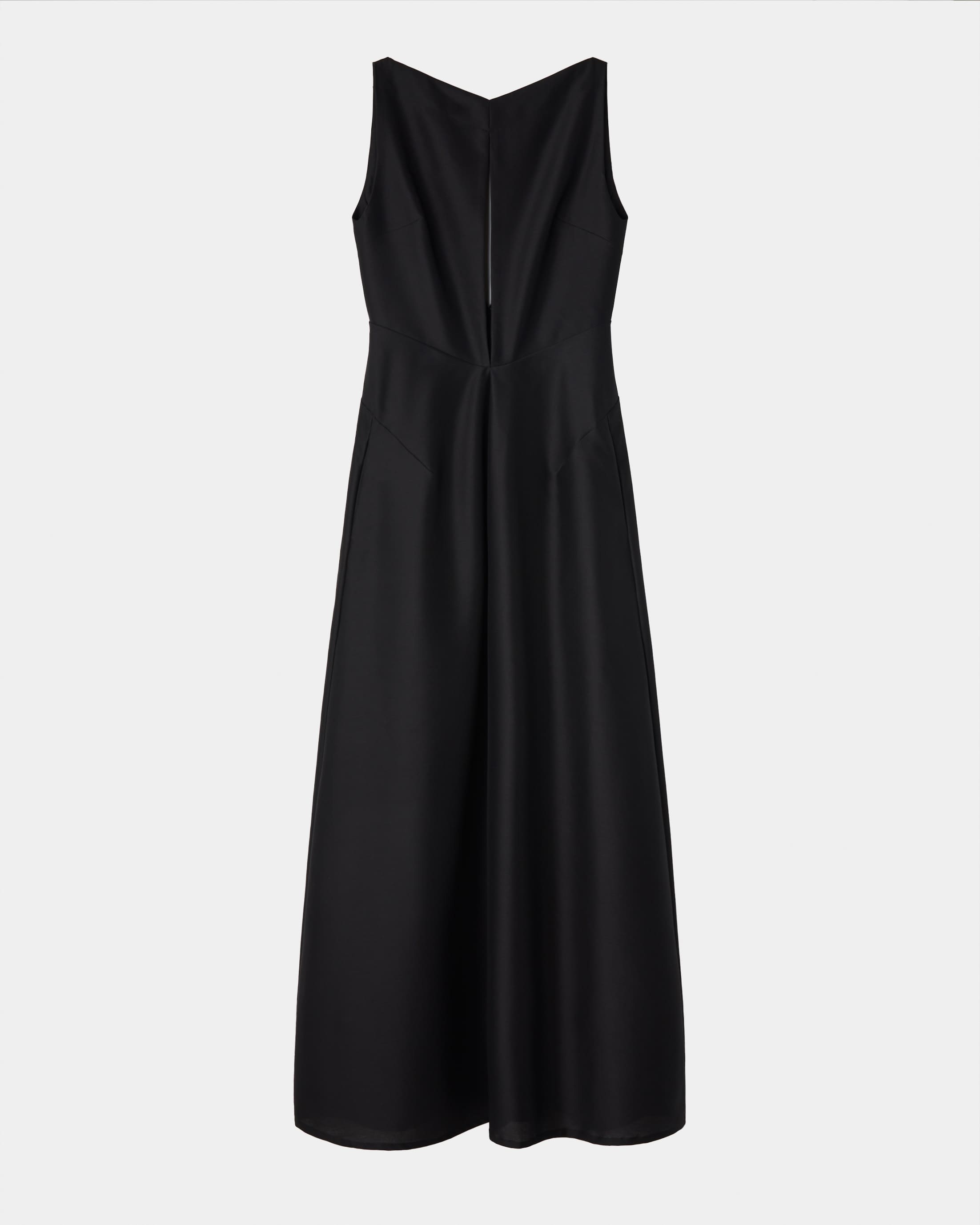 【PRE ORDER】PARMIS - FRONT SLIT WOOL SILK DRESS