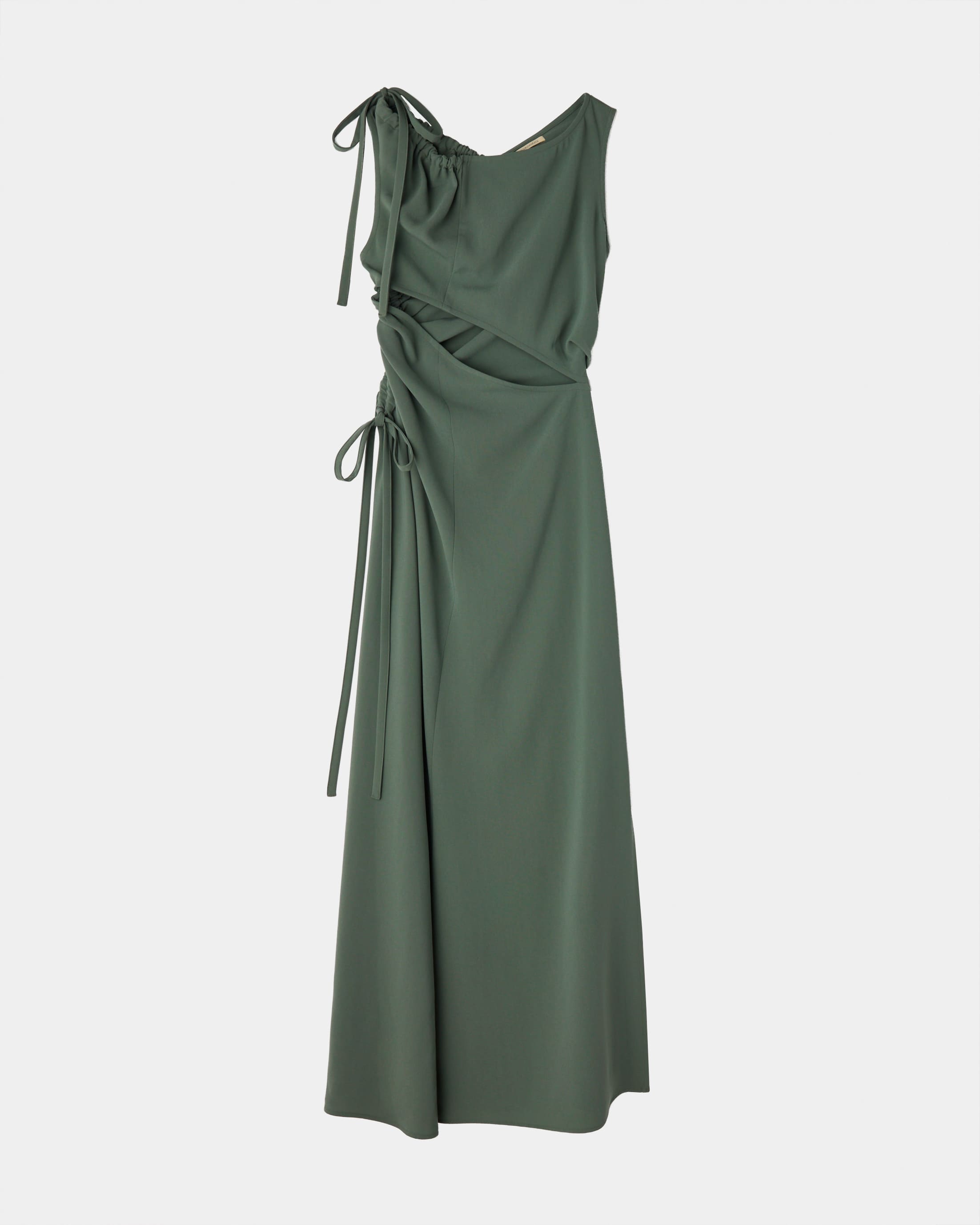 【PRE ORDER】PENELOPE - ASYMMETRIC CUT-OUT JERSEY DRESS