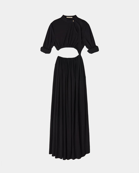 【PRE ORDER】PALLAS - GATHERED CUT-OUT DRESS
