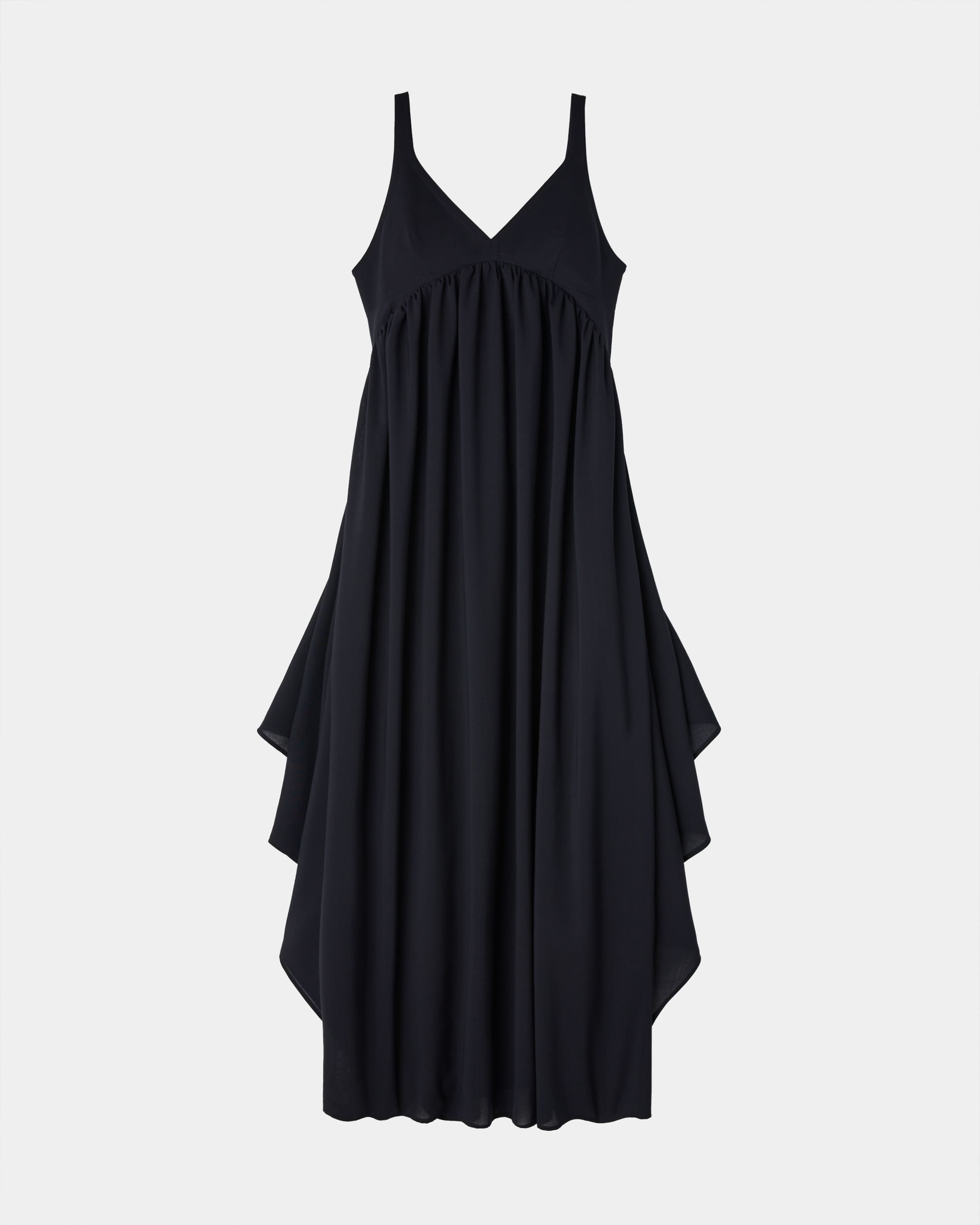 【PRE ORDER】PATRICIA - EMPIRE GATHER SUMMER WOOL DRESS