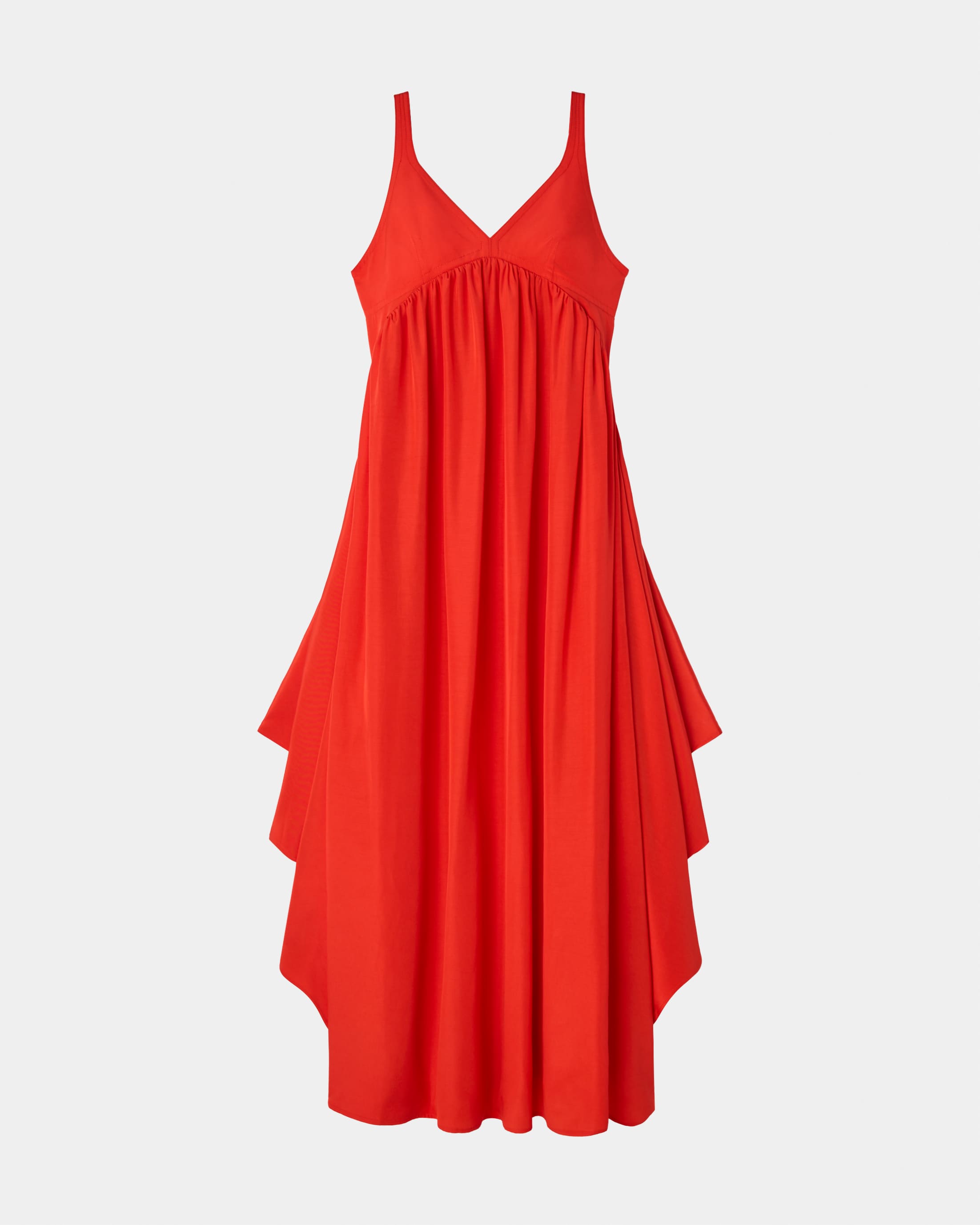 【PRE ORDER】PATRICIA - EMPIRE GATHER ACETATE DRESS