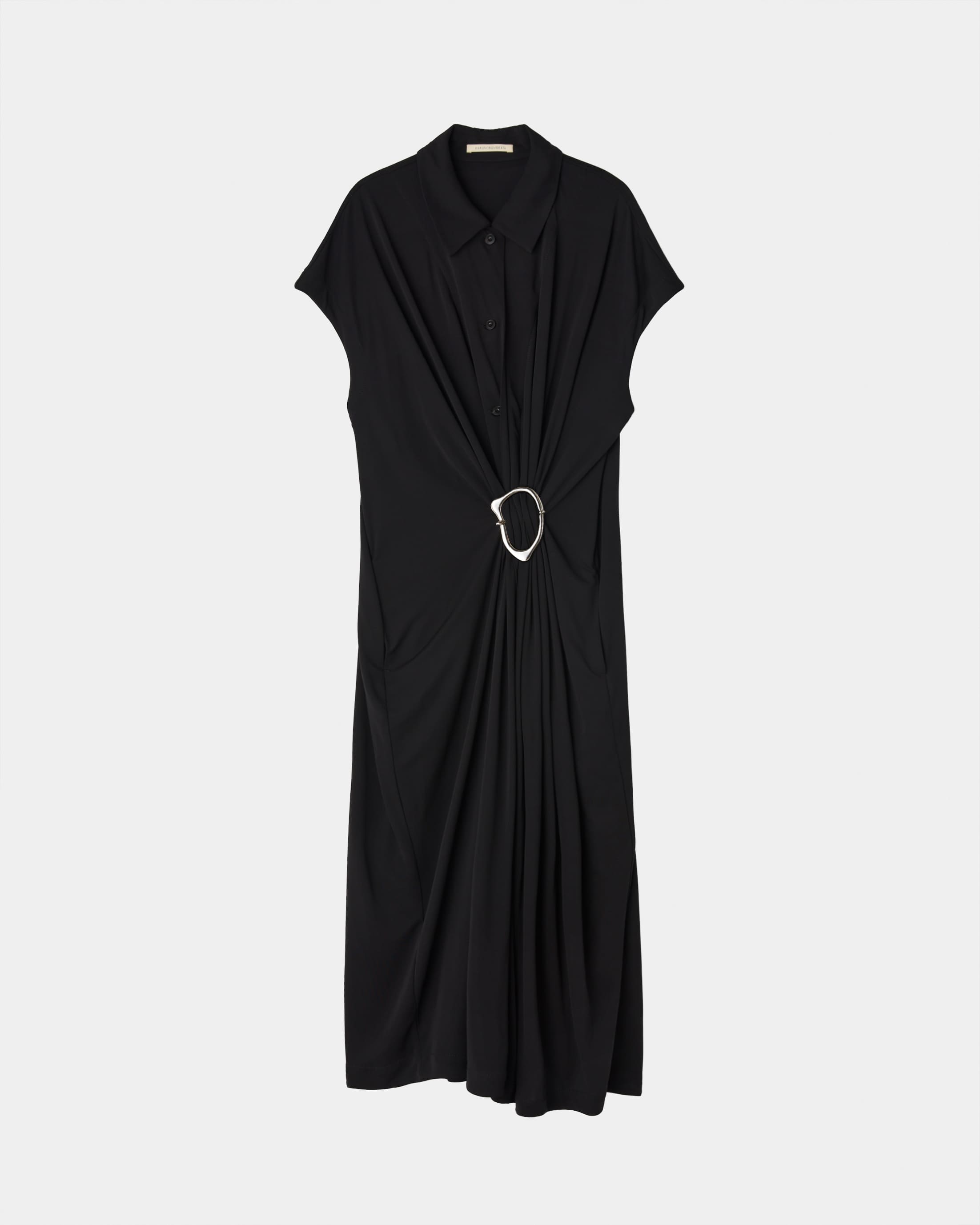 【PRE ORDER】PAVINA - BUCKLE DRAPE DRESS