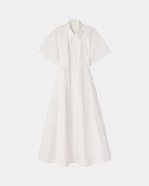 【PRE ORDER】POSY - STRUCTURED COTTON SHIRT DRESS
