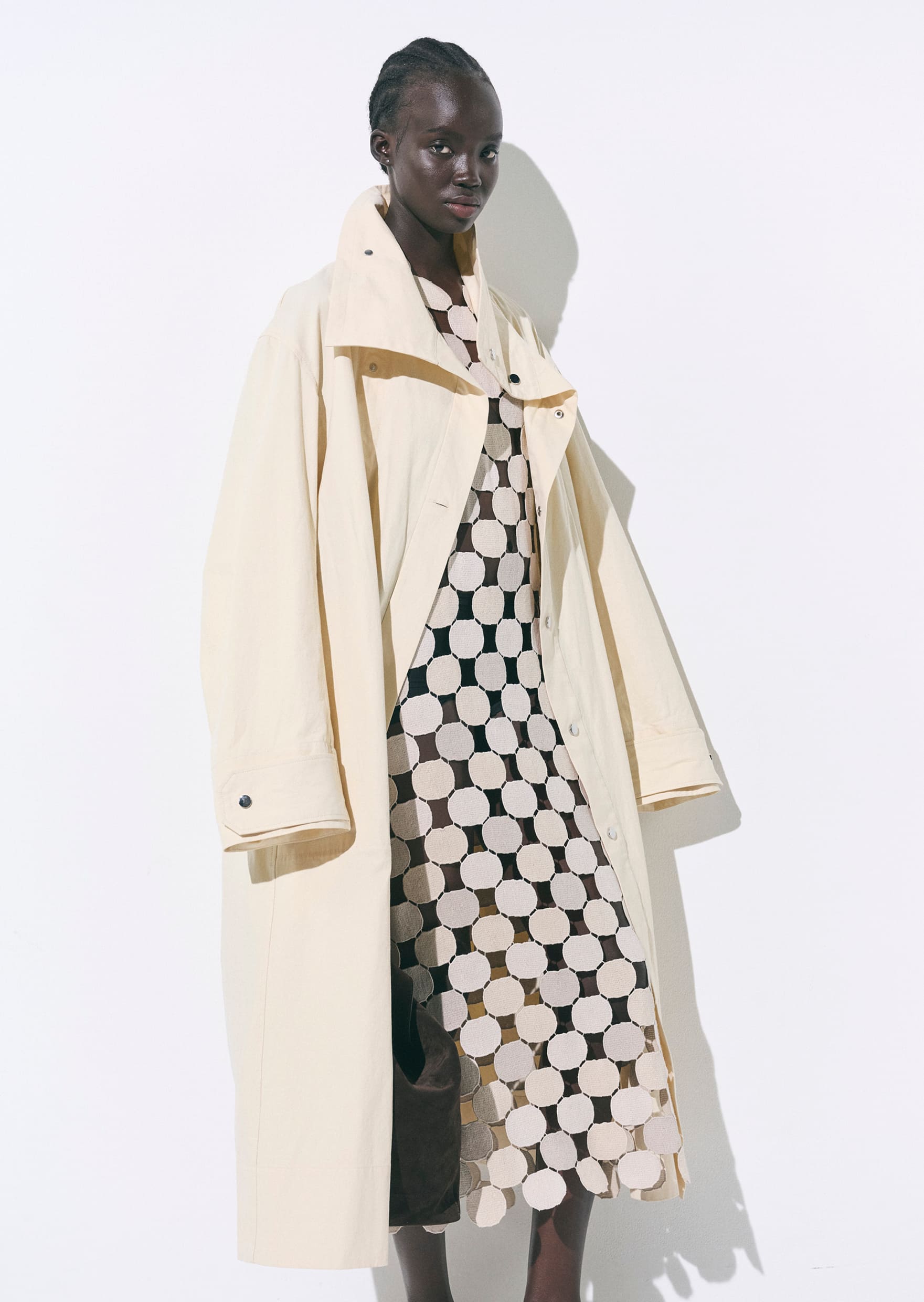 【PRE ORDER】PRIMAVERA - COTTON STAND COLLAR SPRING COAT