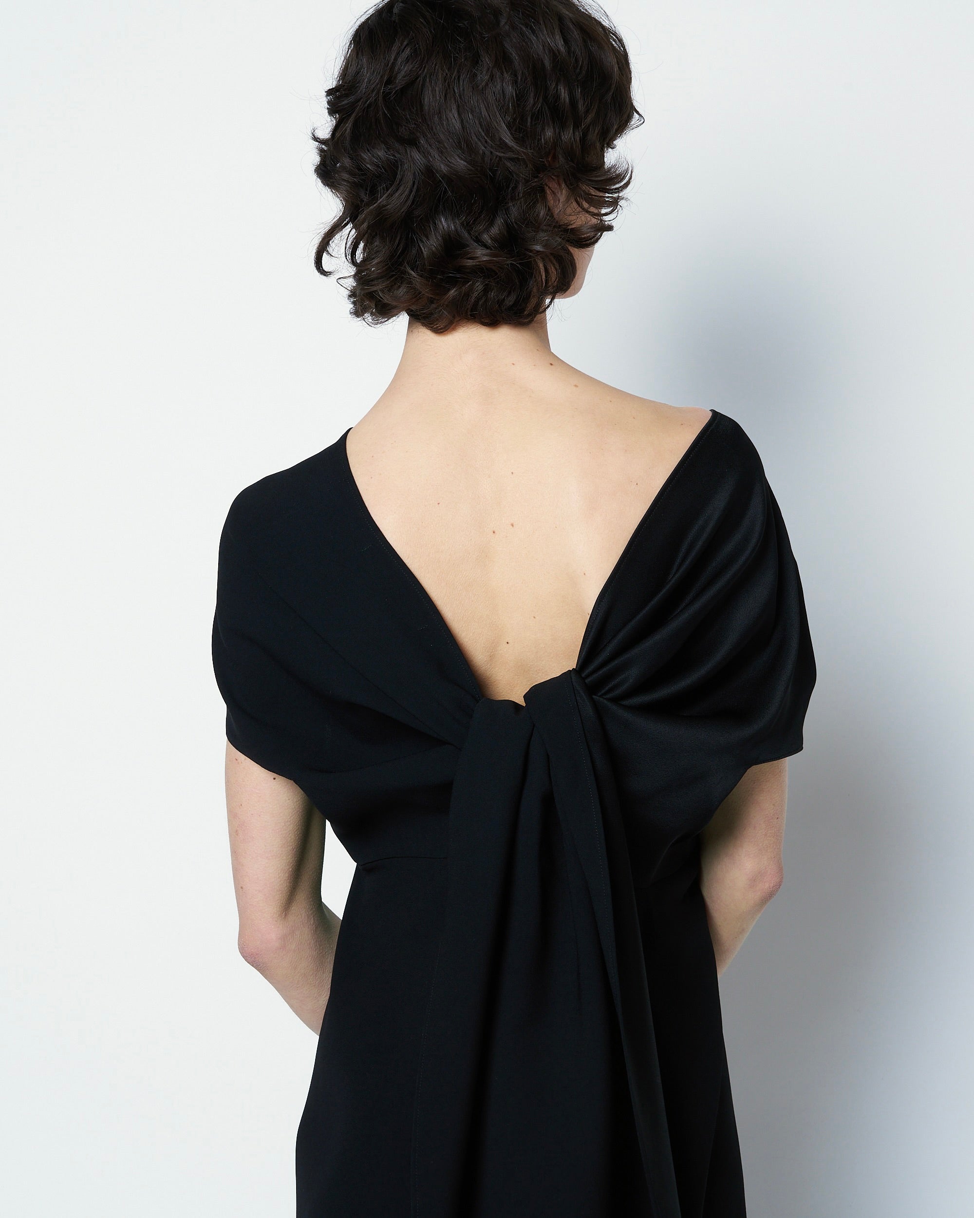 OPUS - DRAPED TRIACETATE DRESS