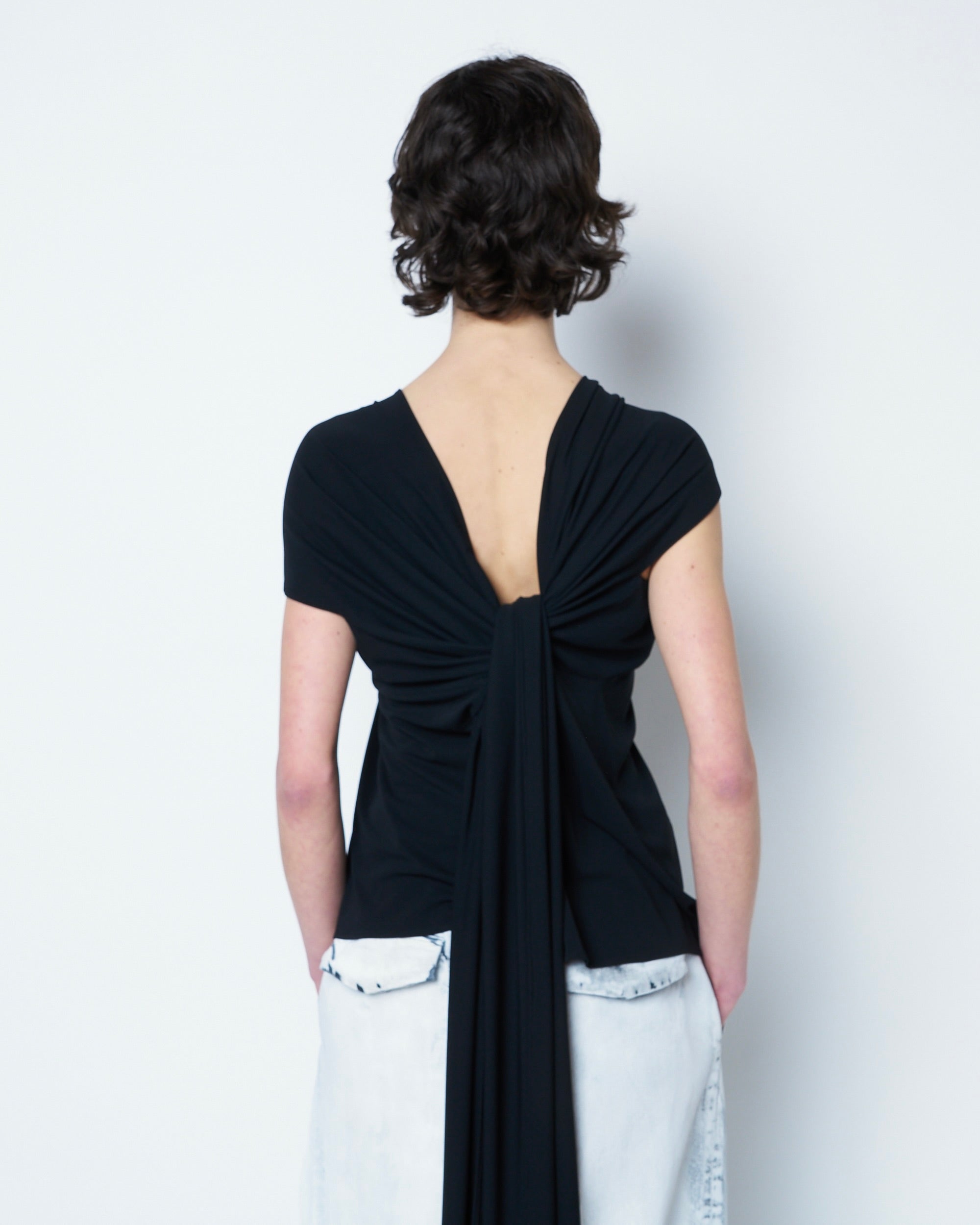 【COMING SOON】ONYX - DRAPED RAYON TOP