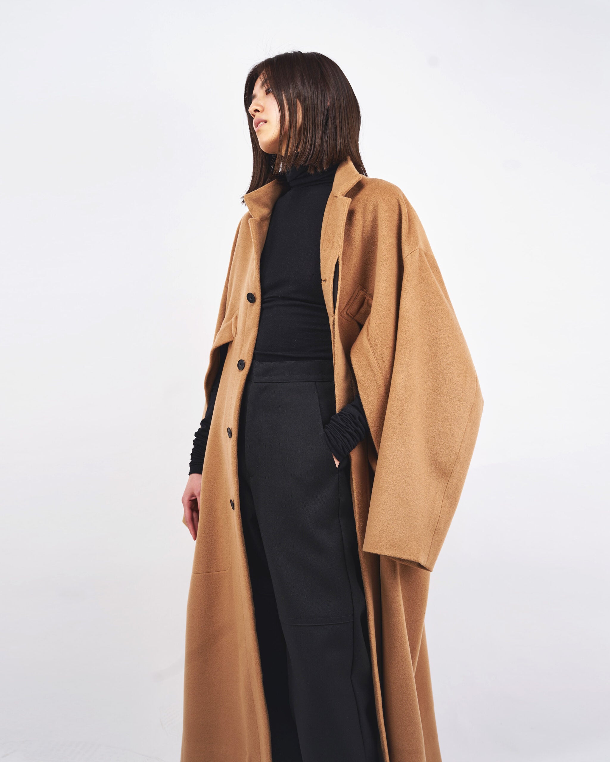 GRACE - VIRGIN WOOL CAPE COAT