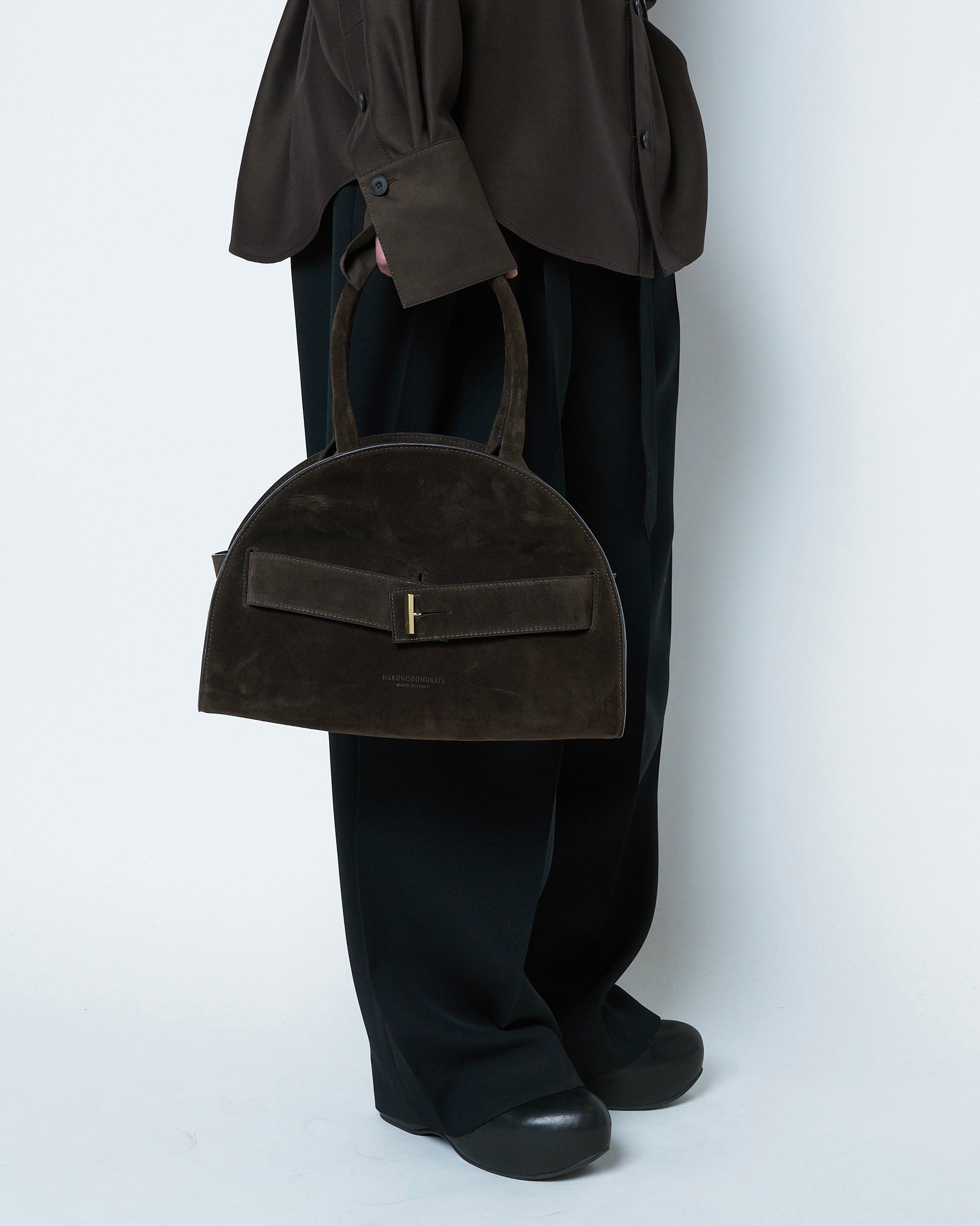 【COMING SOON】PIADINA - SUEDE BELTED SMALL BOSTON