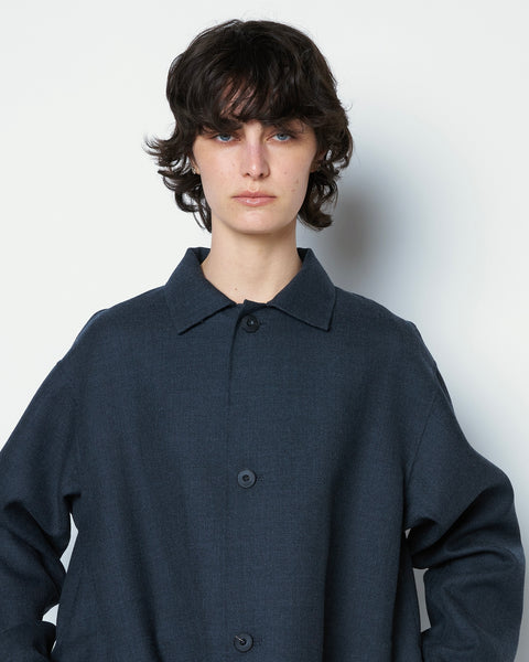 【PRE ORDER】ESMERALDA - DOUBLE FACE WOOL SHIRT JACKET