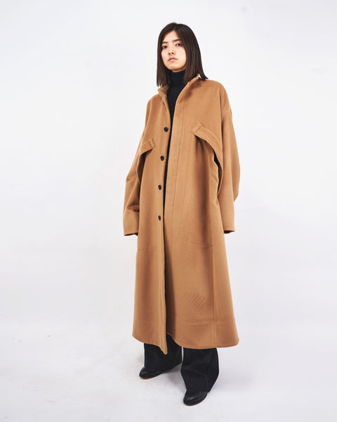 GRACE - VIRGIN WOOL CAPE COAT