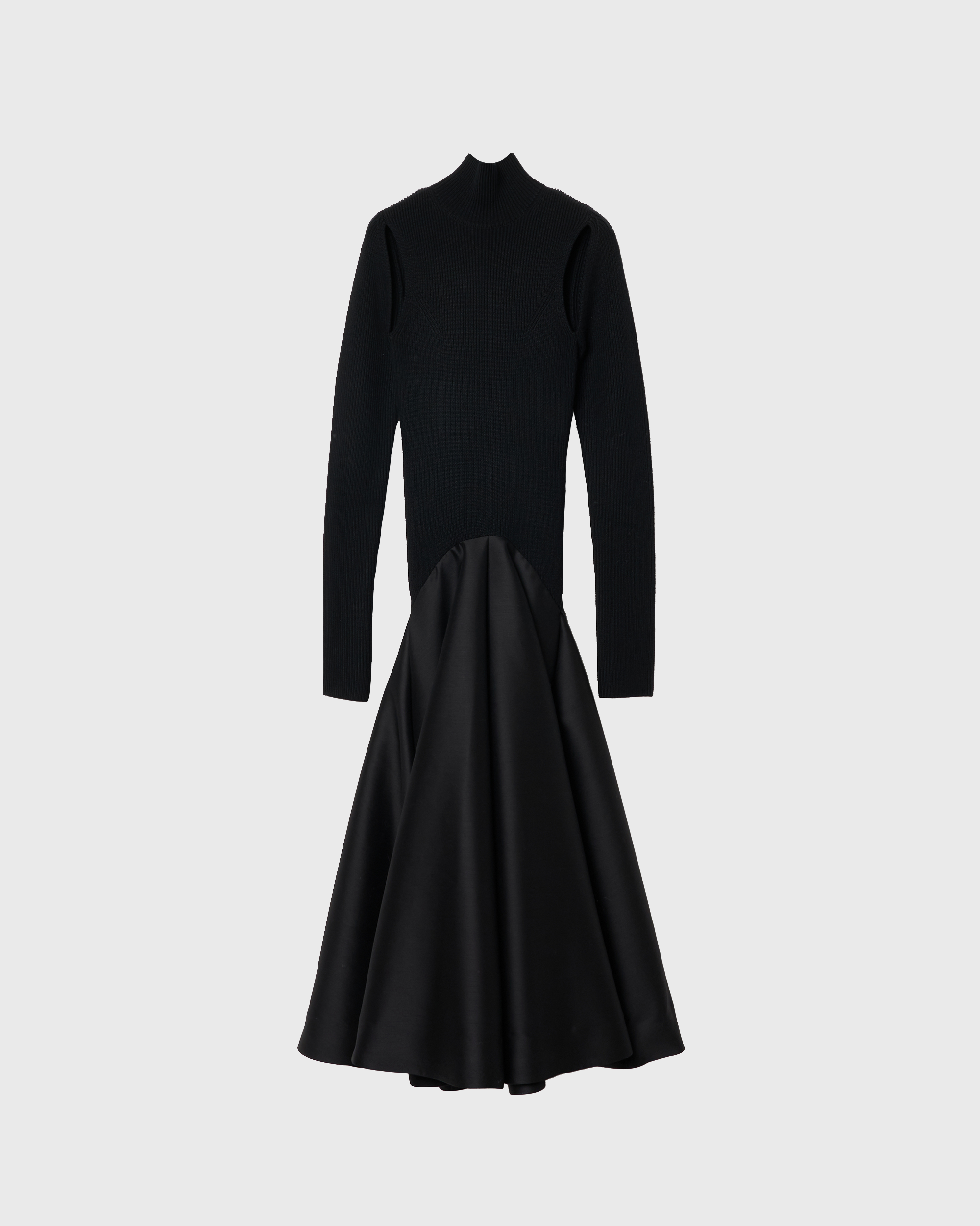 JULIAN - COTTON SILK COCOON SHAPED DRESS – HARUNOBUMURATA JULIAN - COTTON SILK COCOON SHAPED DRESS – HARUNOBUMURATA