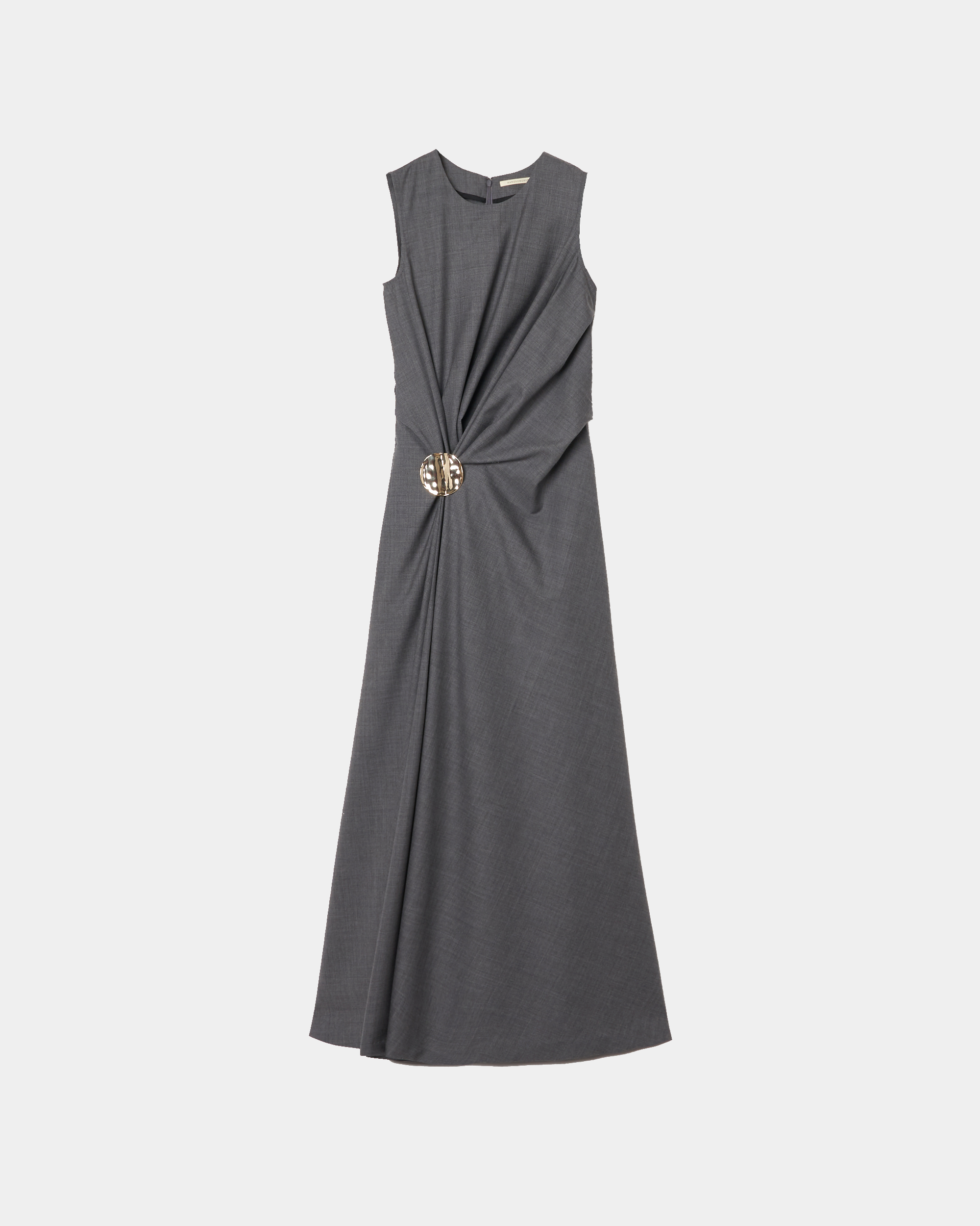 MANUELA - WOOL DRAPED DRESS