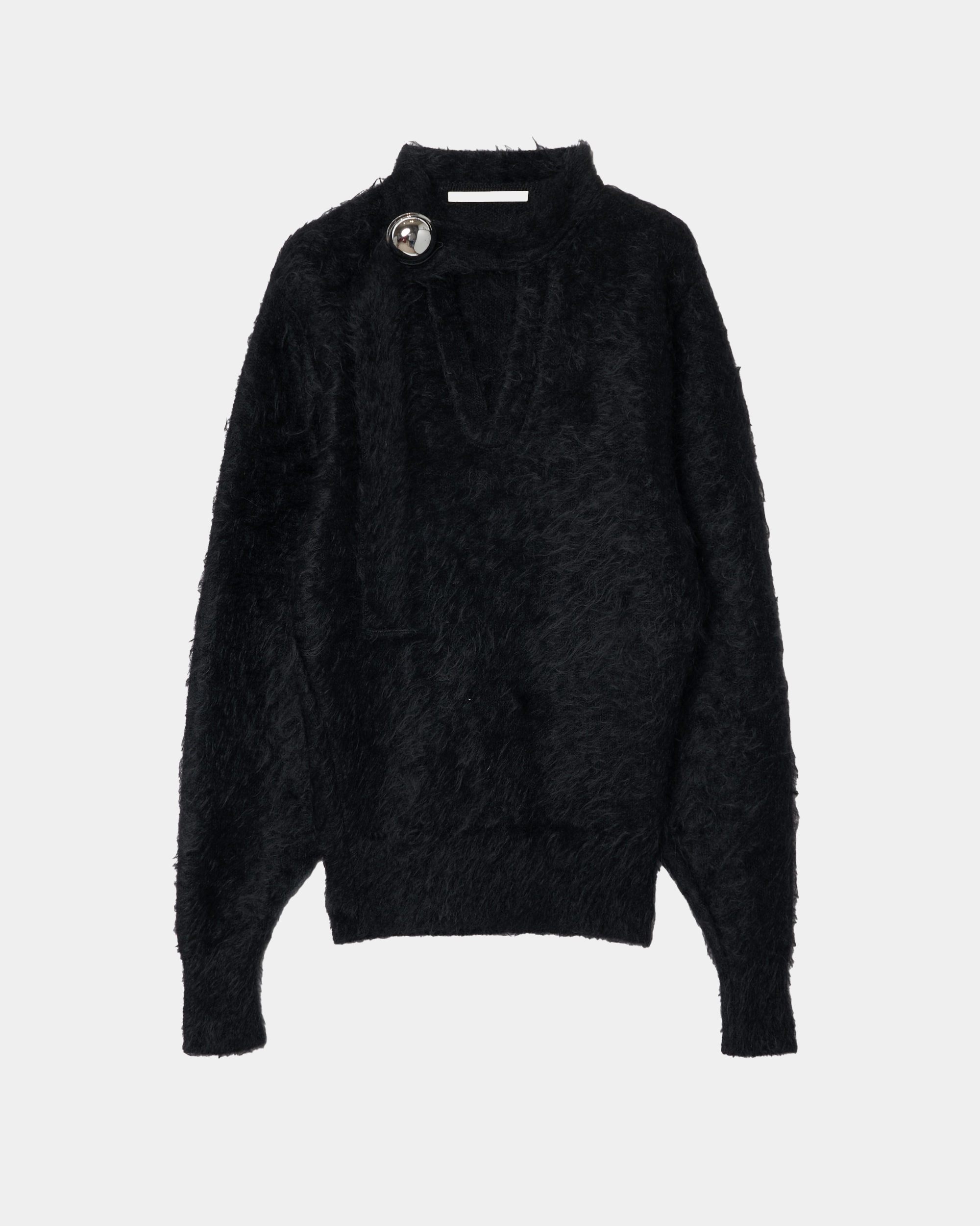 IRENA - MOHAIR KNIT BUTTON TOP