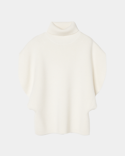 MANOLA - WOOL RIB KNIT TOP