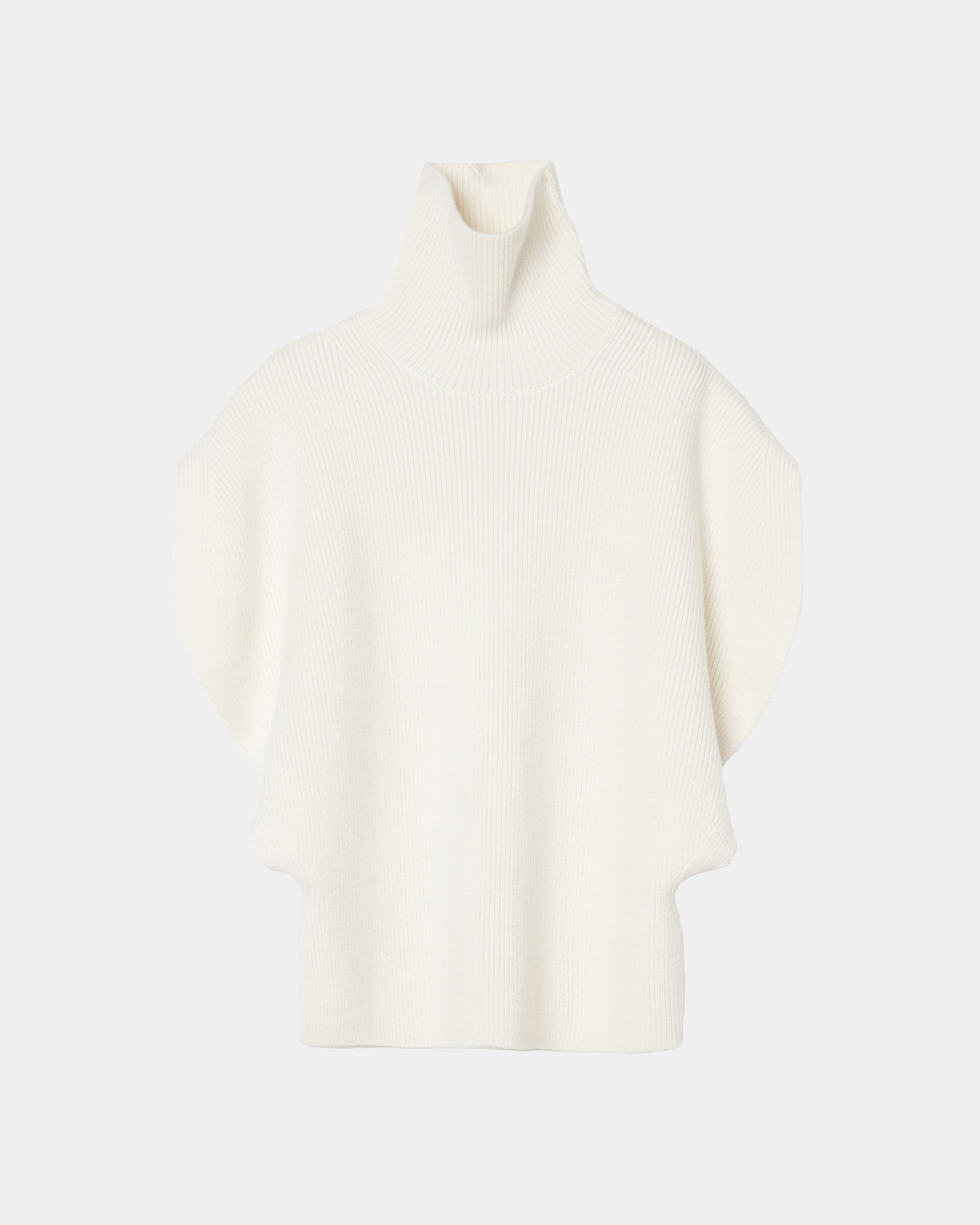 MANOLA - WOOL RIB KNIT TOP