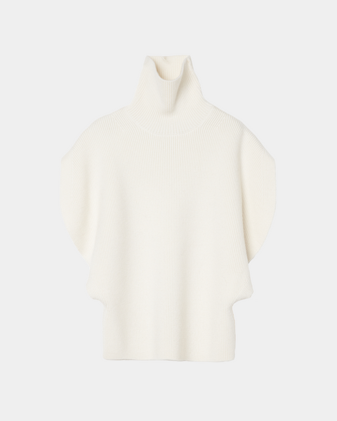 MANOLA - WOOL RIB KNIT TOP