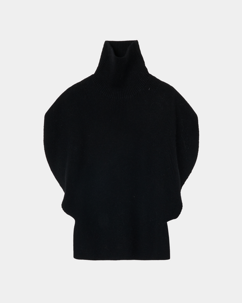MANOLA - WOOL RIB KNIT TOP