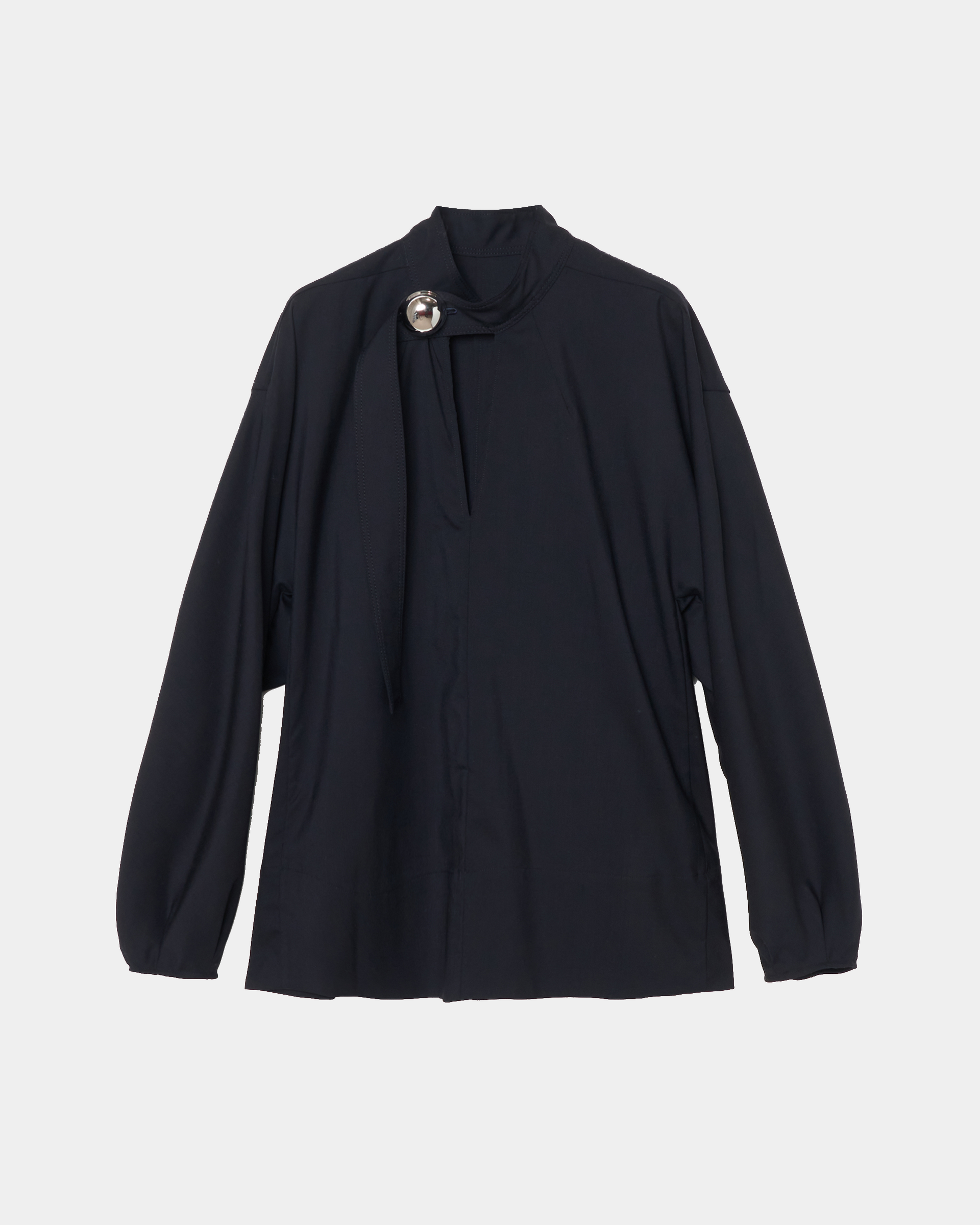 HEPBURN - WOOL BLOUSE WITH BUTTON（SOLD OUT） – HARUNOBUMURATA