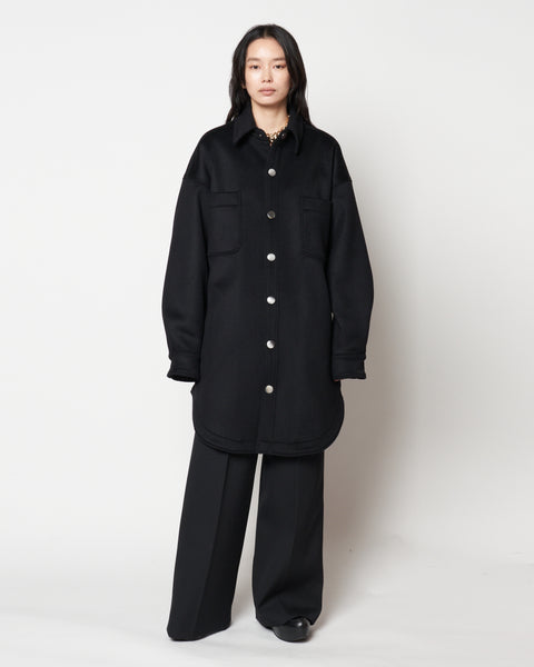 MARIA - WOOL OVERSIZE SHIRT JACKET