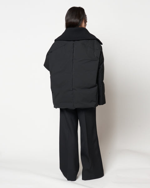 MELINDA - RIB COLLAR DOWN JACKET