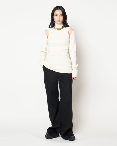 MARA - WOOL RIB MULTI WAY TOP