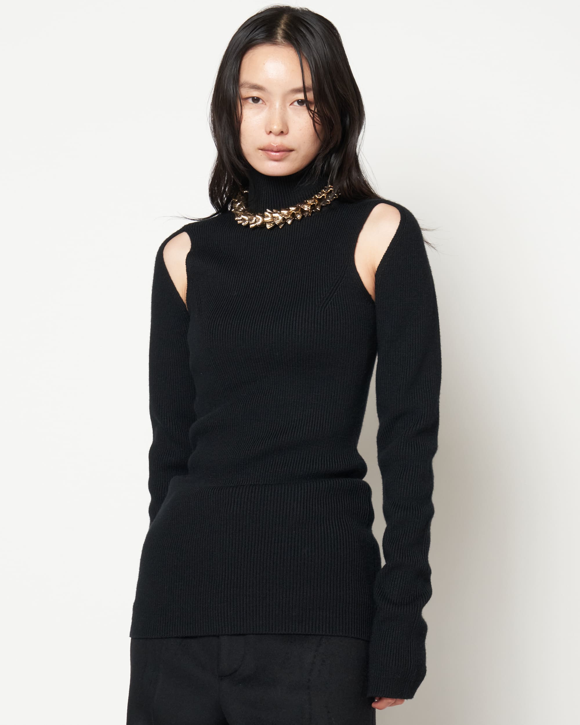 MARA - WOOL RIB MULTI WAY TOP