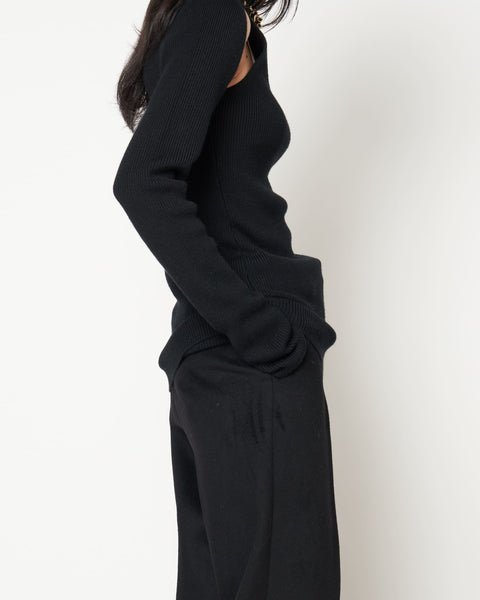 MARA - WOOL RIB MULTI WAY TOP