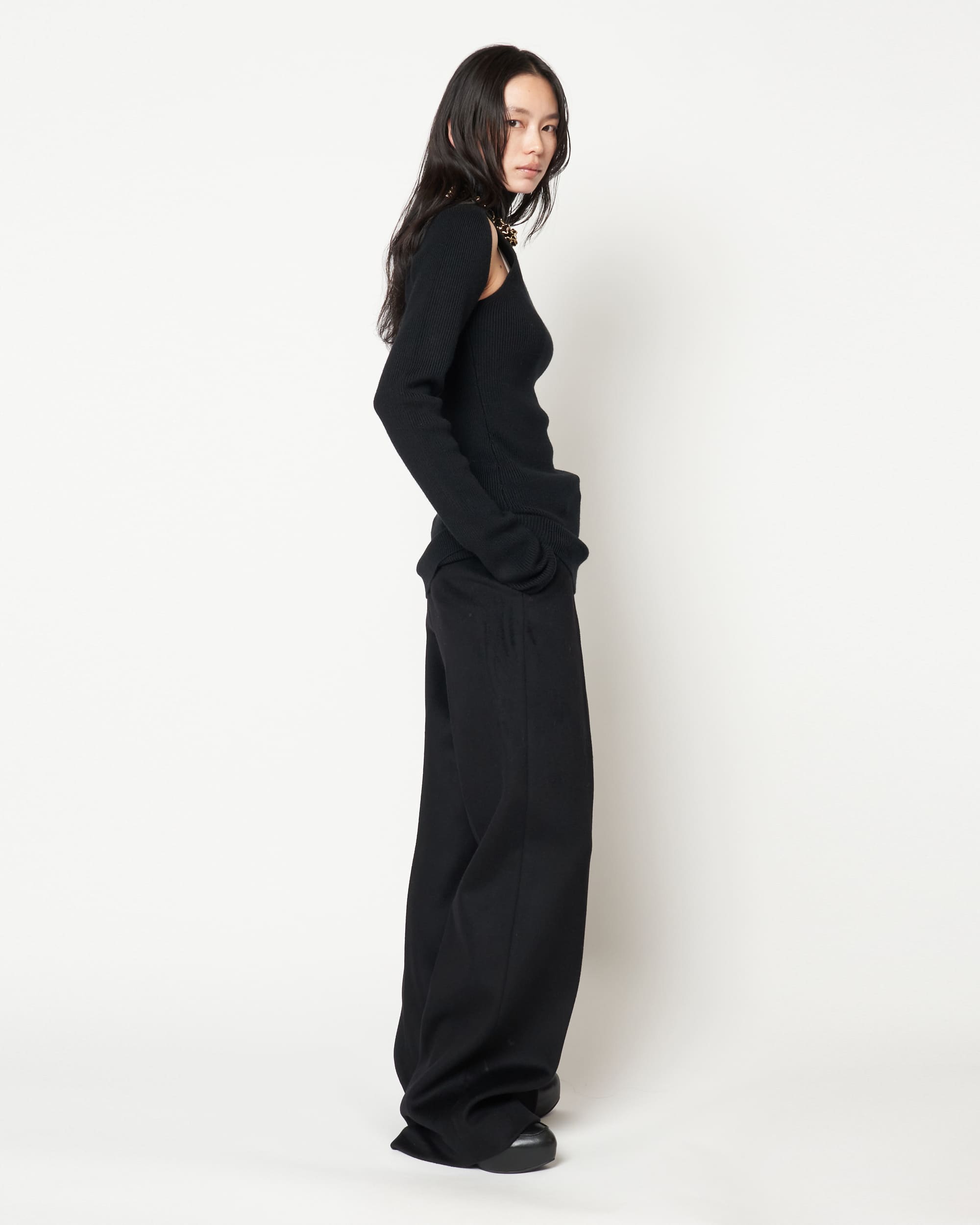 MARA - WOOL RIB MULTI WAY TOP