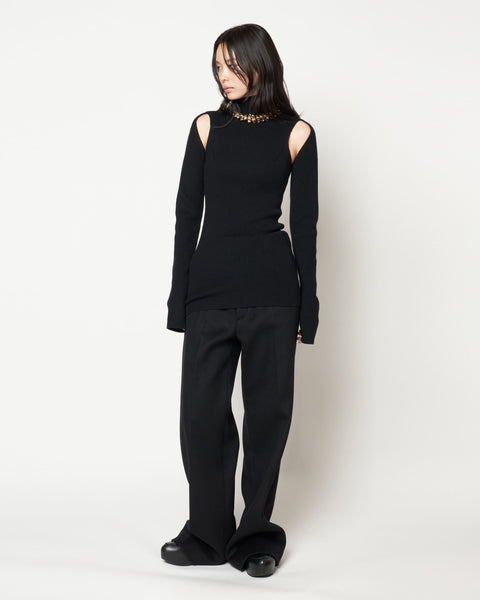 MARA - WOOL RIB MULTI WAY TOP