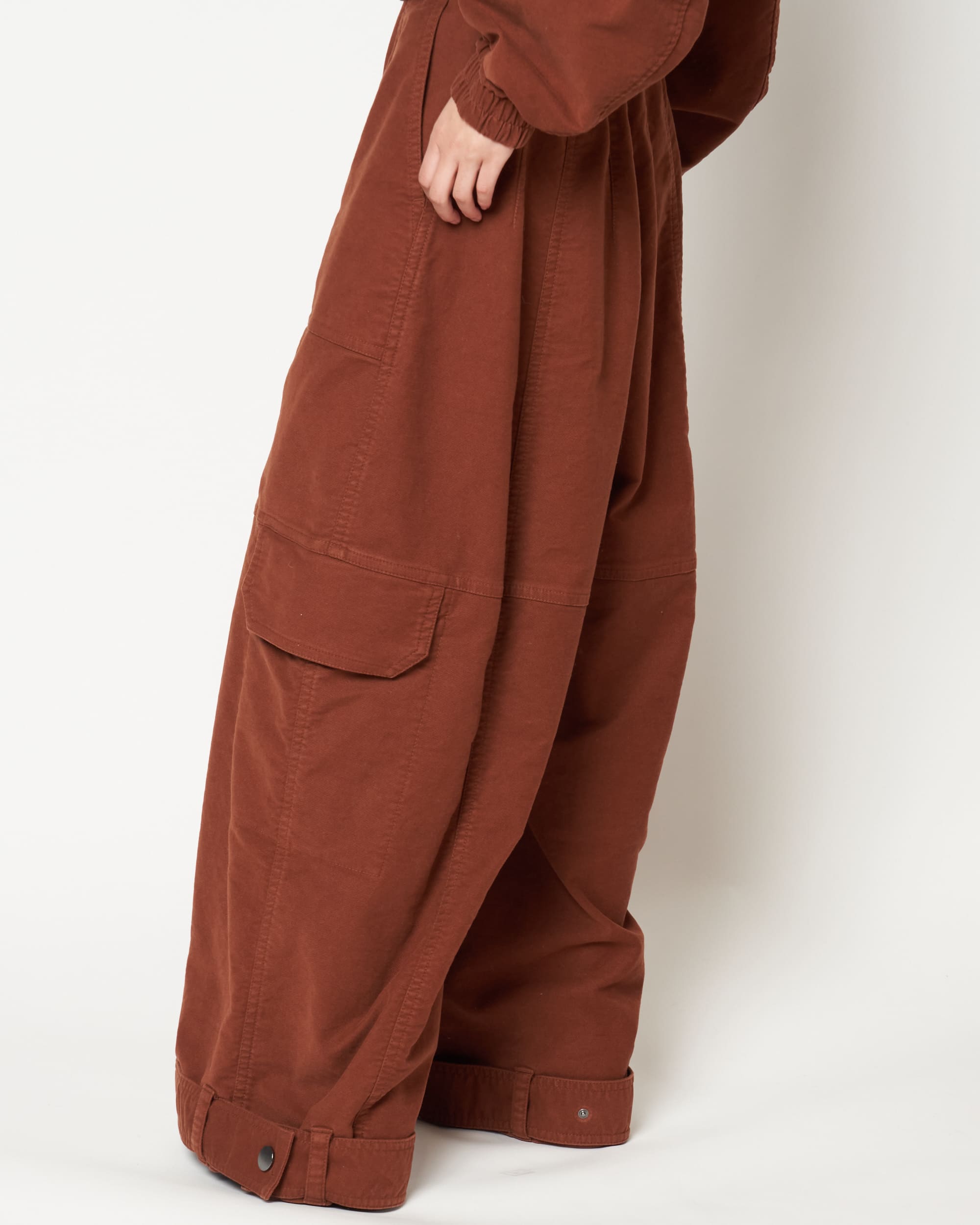 MARIETTA - COTTON OVERSIZE CARGO PANTS