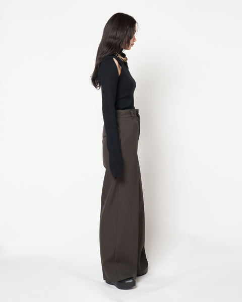 JAVELIN - WIDE SILHOUETTE WOOL CADY TROUSERS