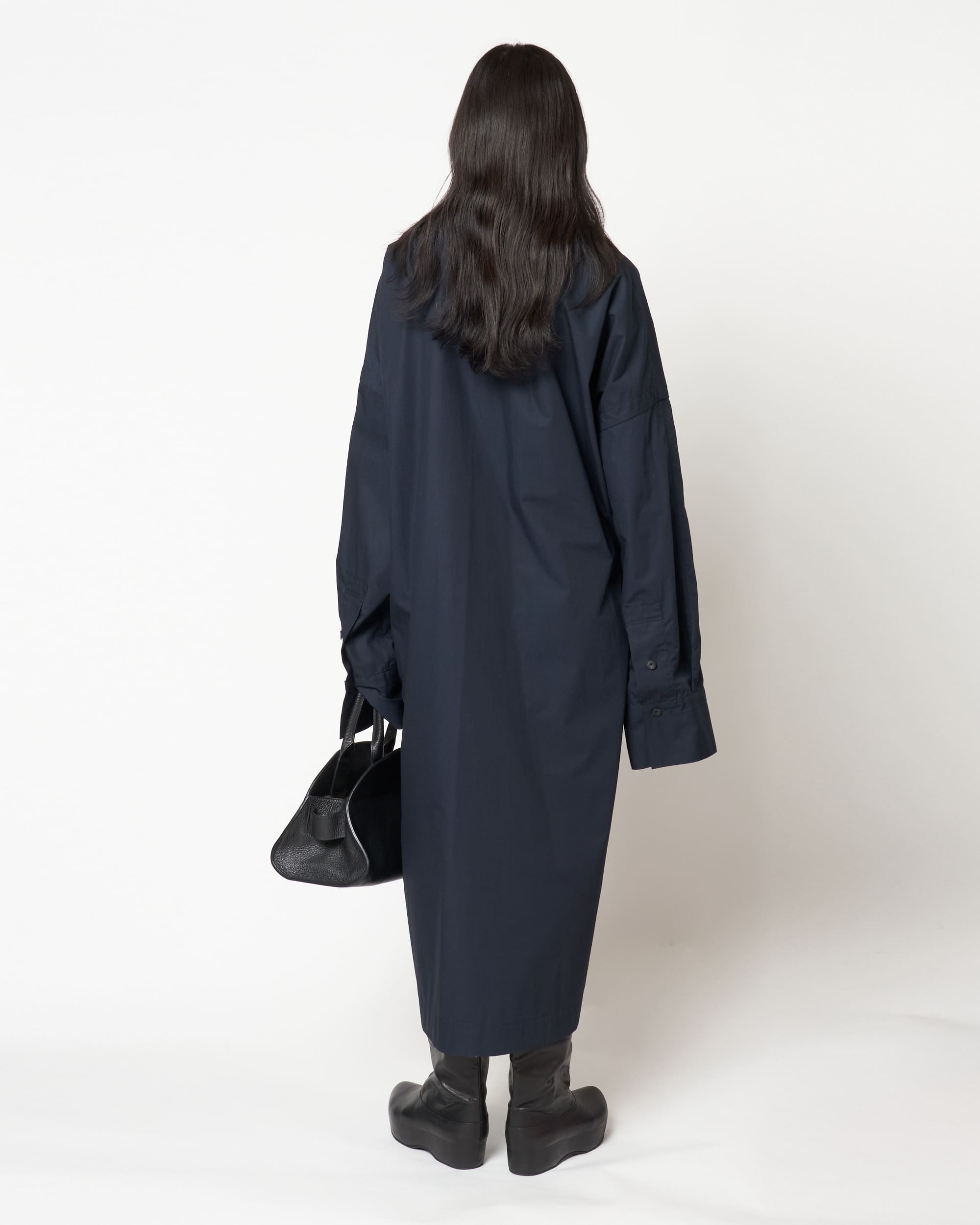 MERCY - COTTON GATHERED DRESS WITH BUCKLE